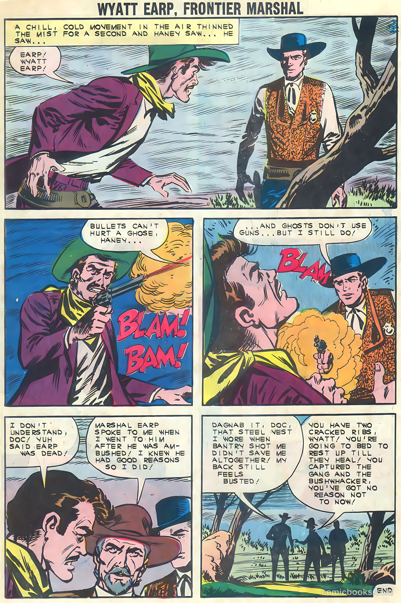 Wyatt Earp, Frontier Marshal #44 (1962, Charlton) — page 18 of 36
