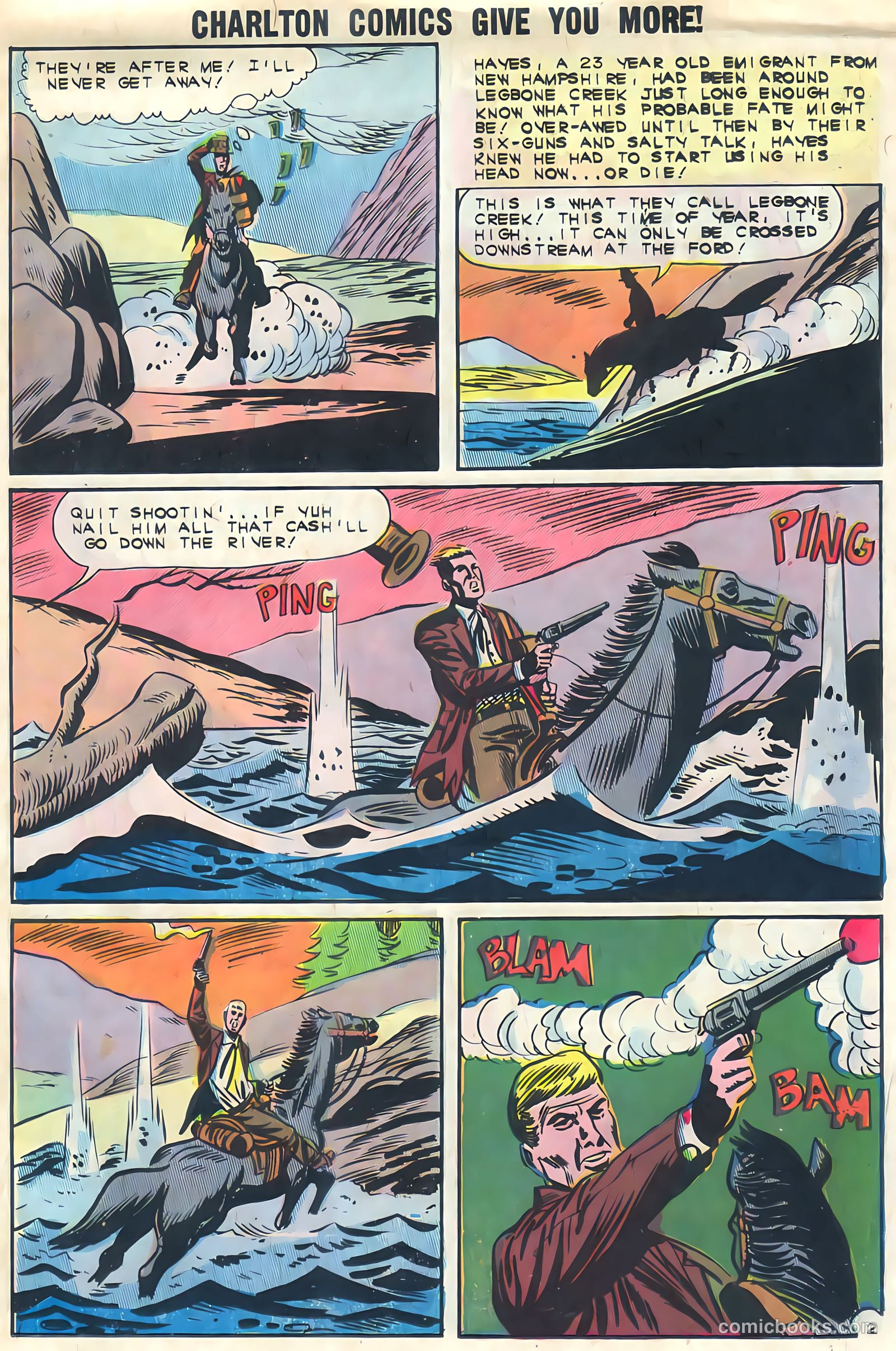 Wyatt Earp, Frontier Marshal #44 (1962, Charlton) — page 23 of 36
