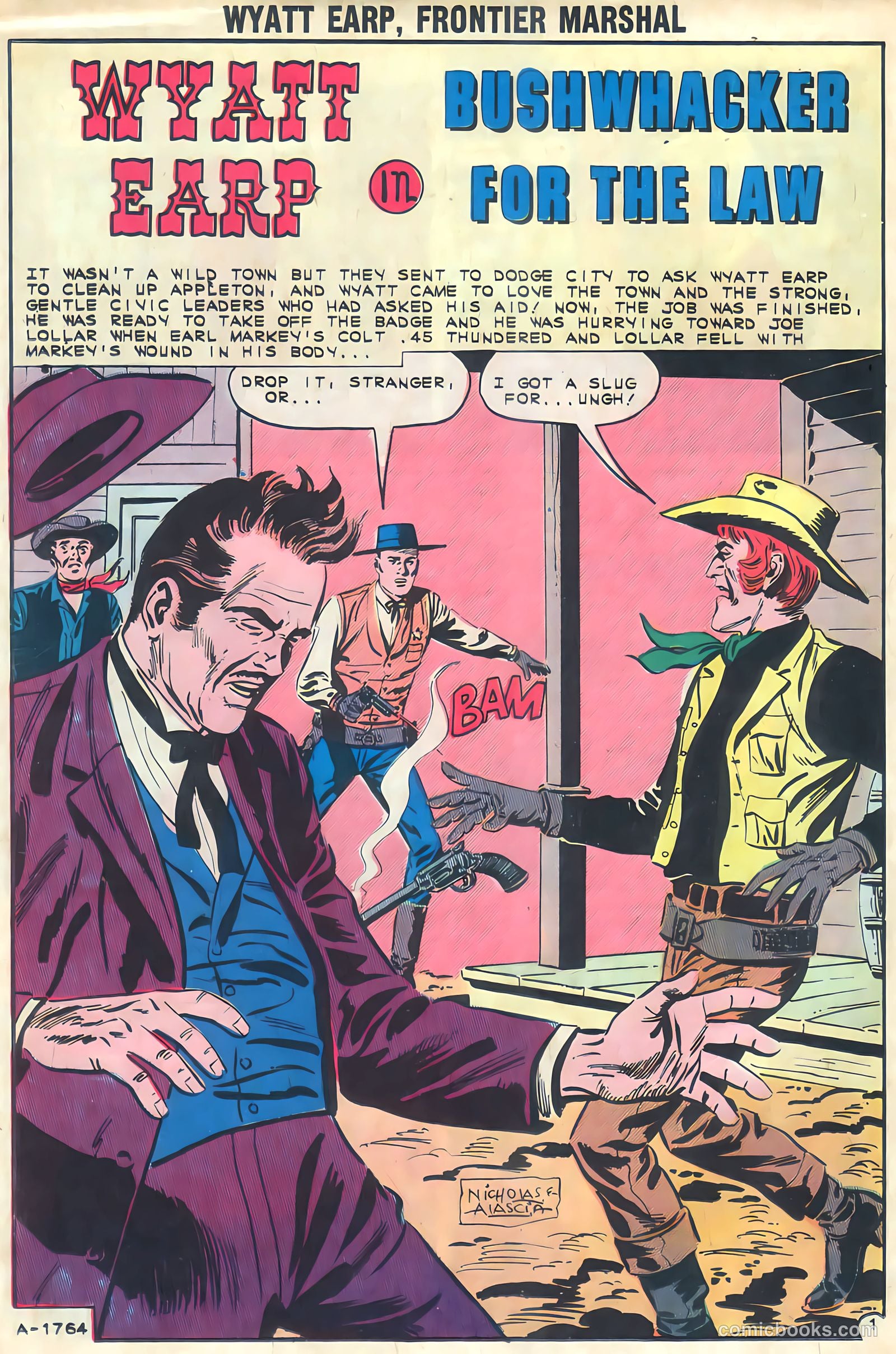Wyatt Earp, Frontier Marshal #44 (1962, Charlton) — page 26 of 36