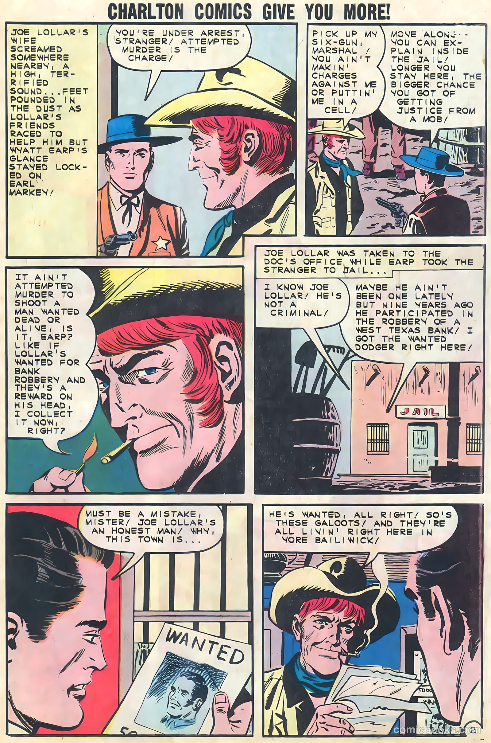 Wyatt Earp, Frontier Marshal #44 (1962, Charlton) — page 27 of 36