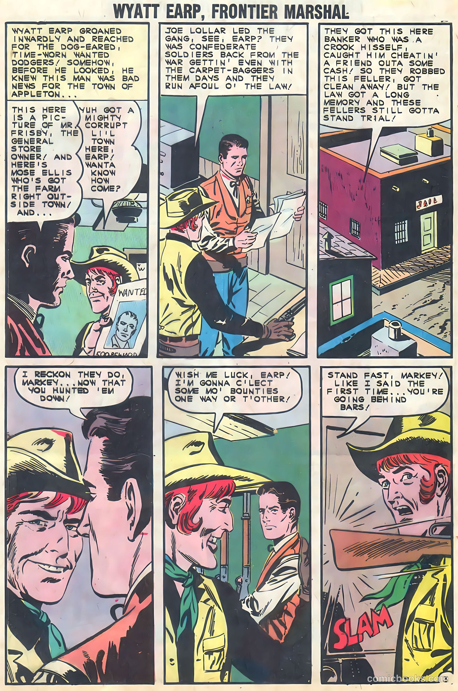 Wyatt Earp, Frontier Marshal #44 (1962, Charlton) — page 28 of 36