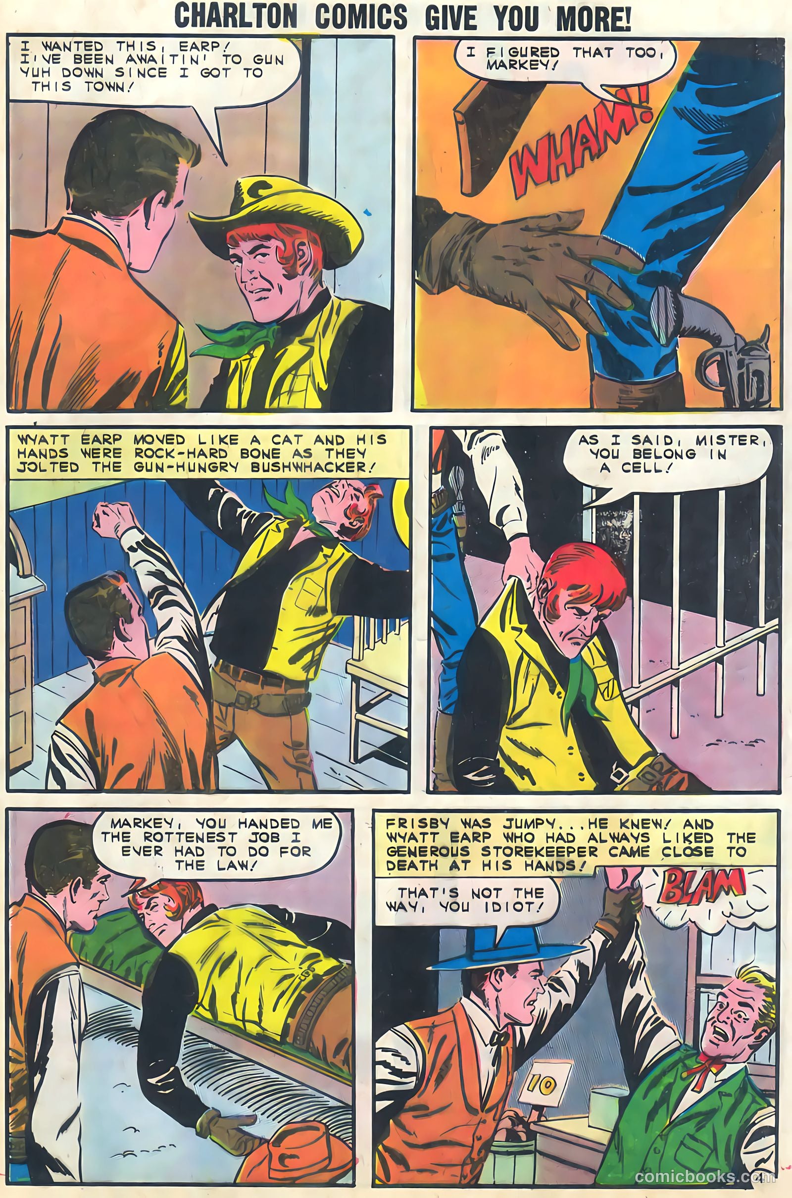 Wyatt Earp, Frontier Marshal #44 (1962, Charlton) — page 29 of 36