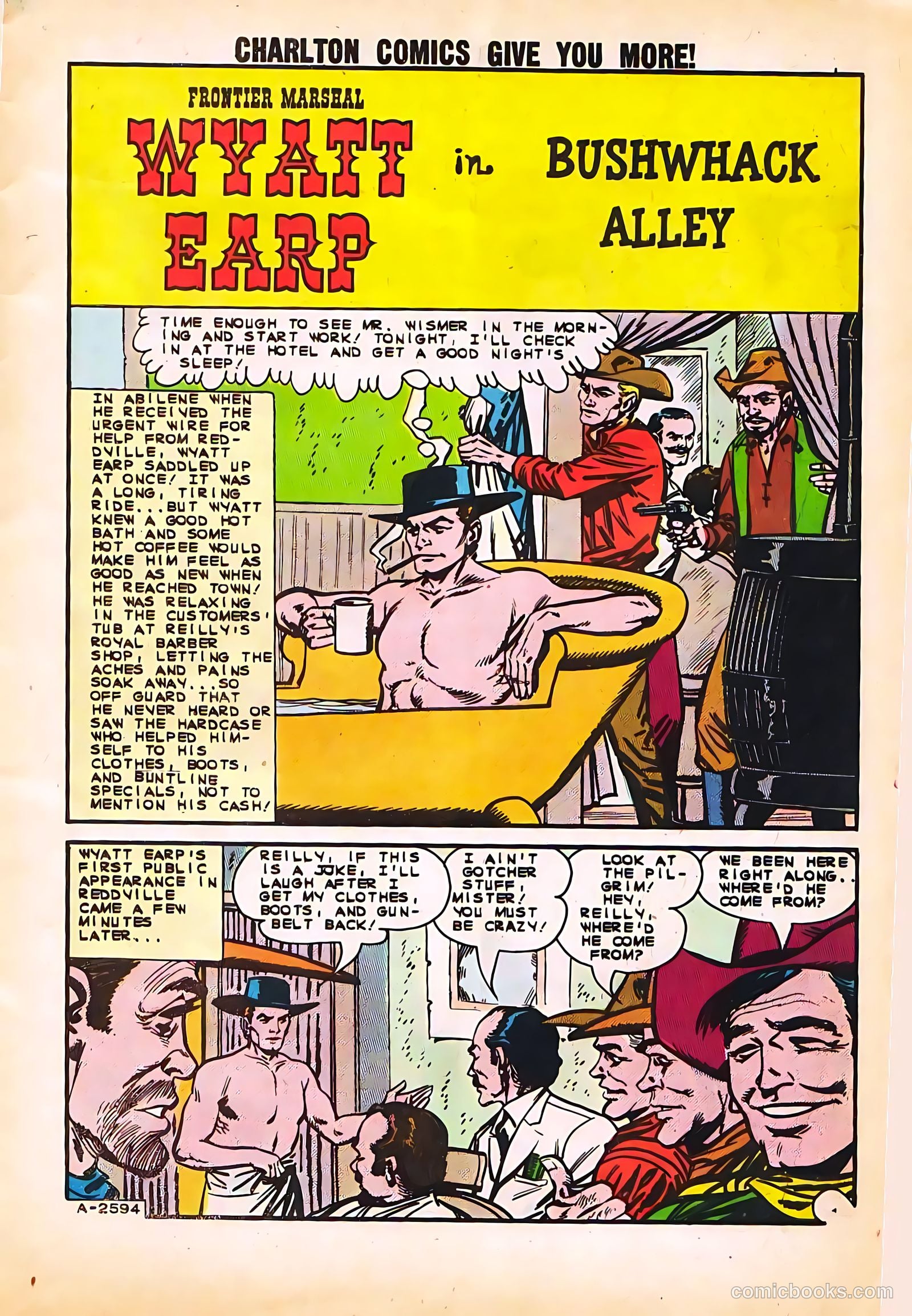 Wyatt Earp, Frontier Marshal #48 (1963, Charlton) — page 3 of 36