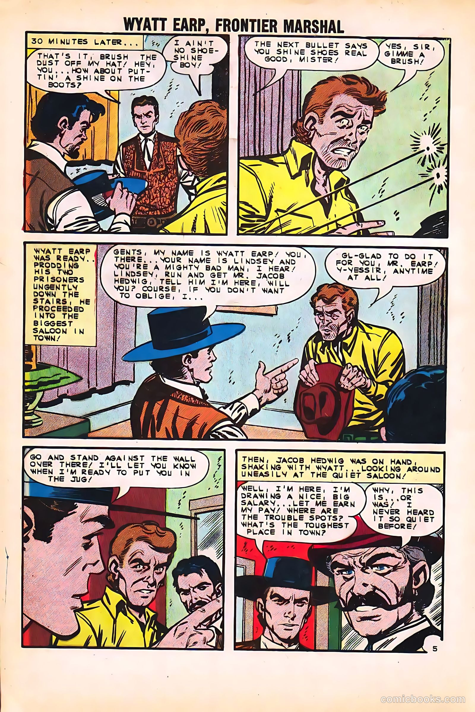 Wyatt Earp, Frontier Marshal #48 (1963, Charlton) — page 8 of 36