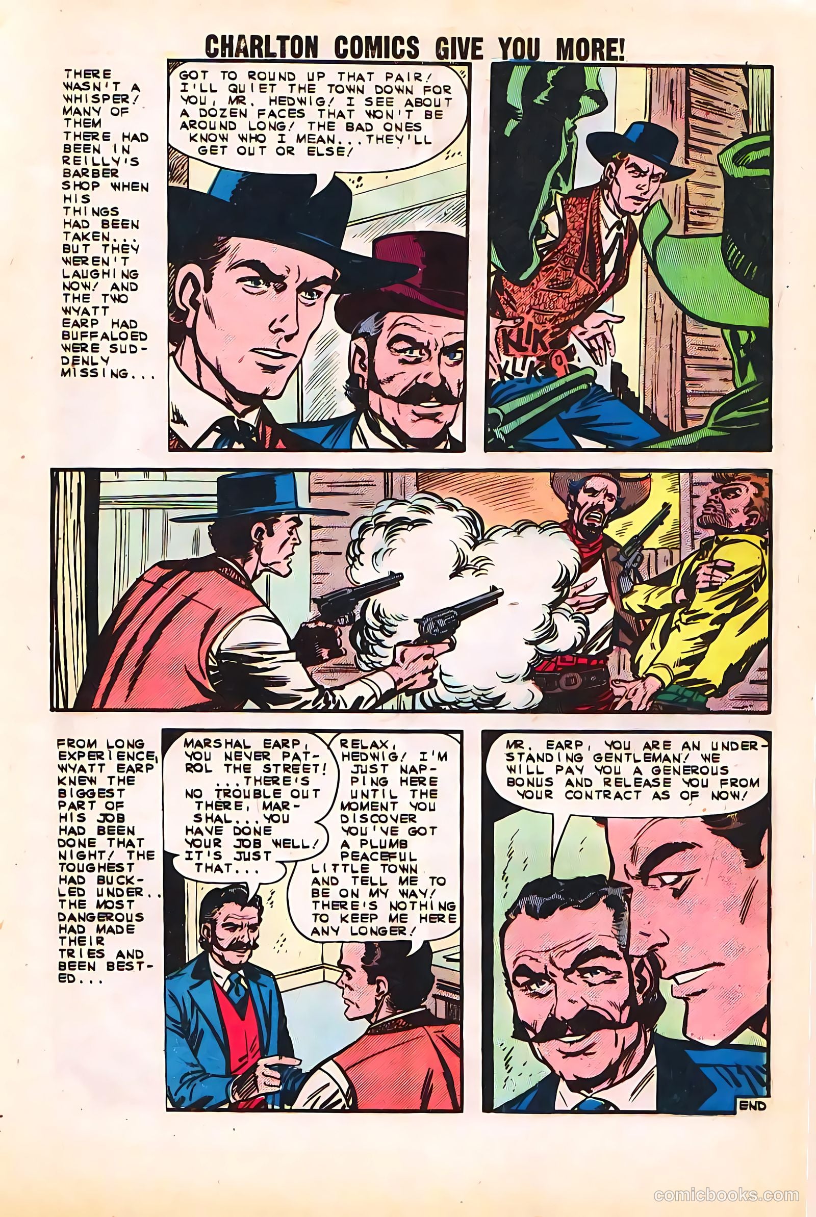 Wyatt Earp, Frontier Marshal #48 (1963, Charlton) — page 9 of 36