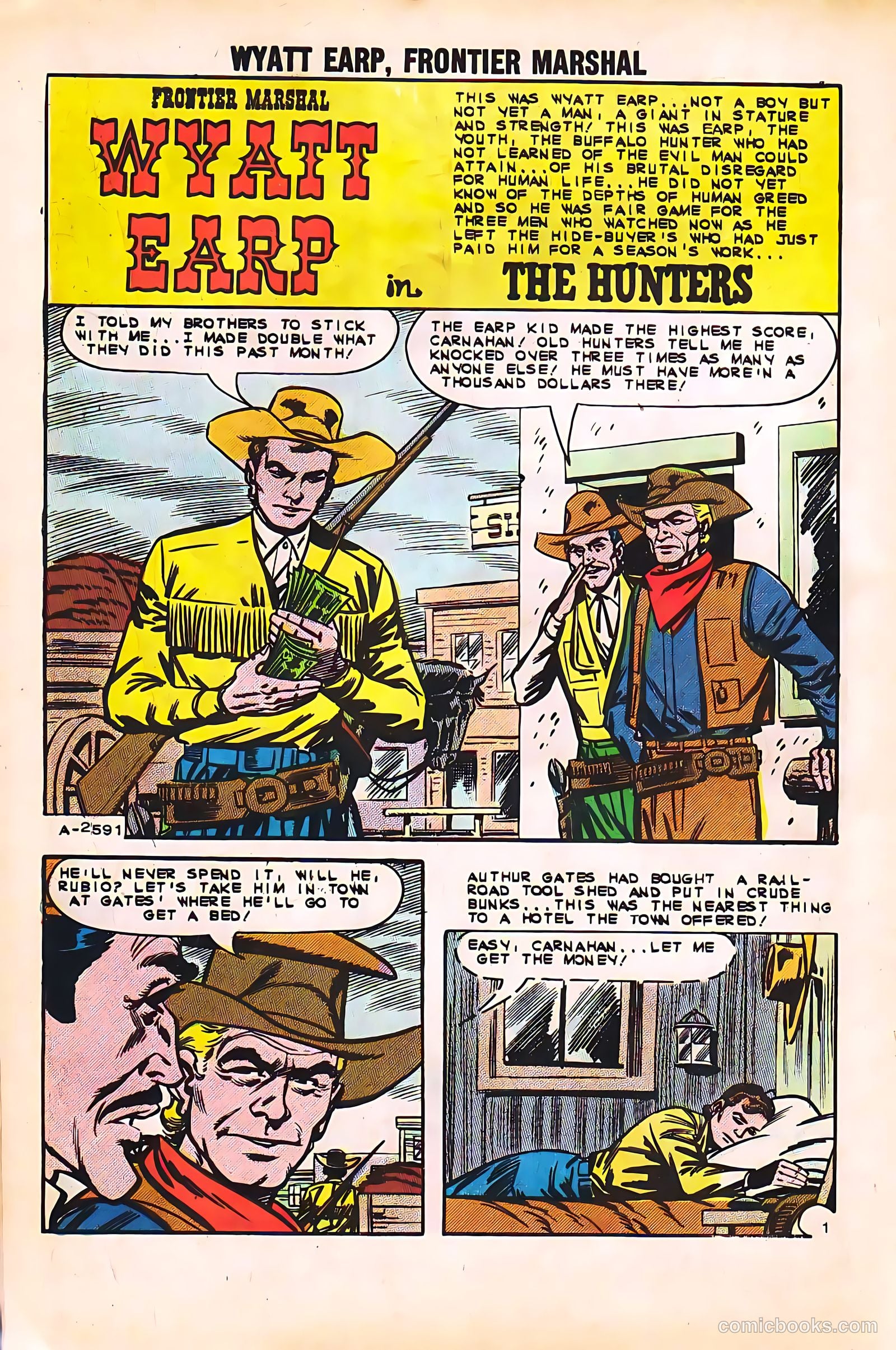 Wyatt Earp, Frontier Marshal #48 (1963, Charlton) — page 10 of 36