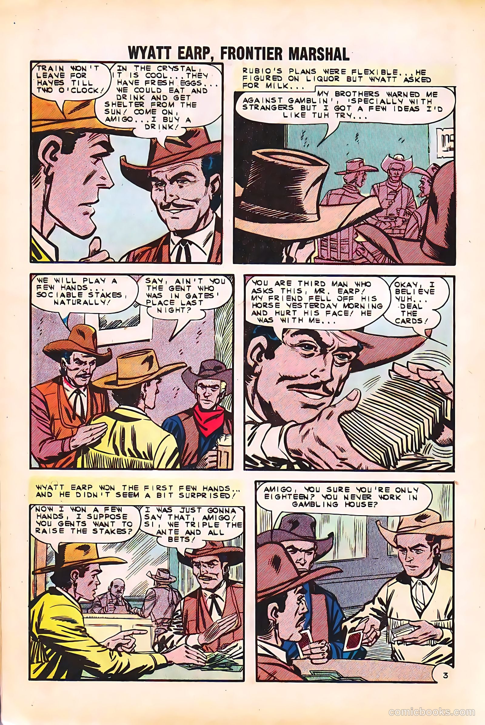 Wyatt Earp, Frontier Marshal #48 (1963, Charlton) — page 12 of 36