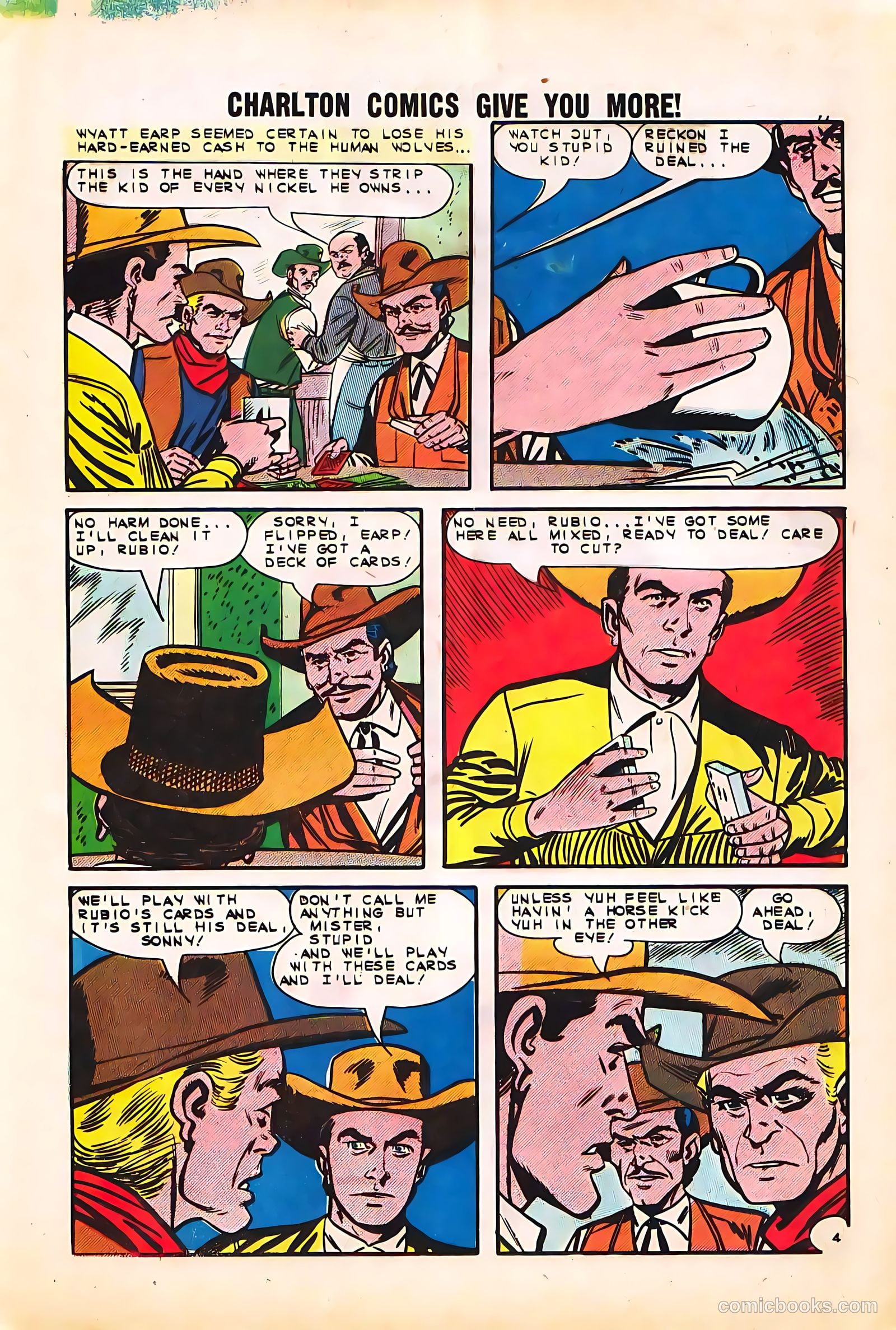 Wyatt Earp, Frontier Marshal #48 (1963, Charlton) — page 13 of 36