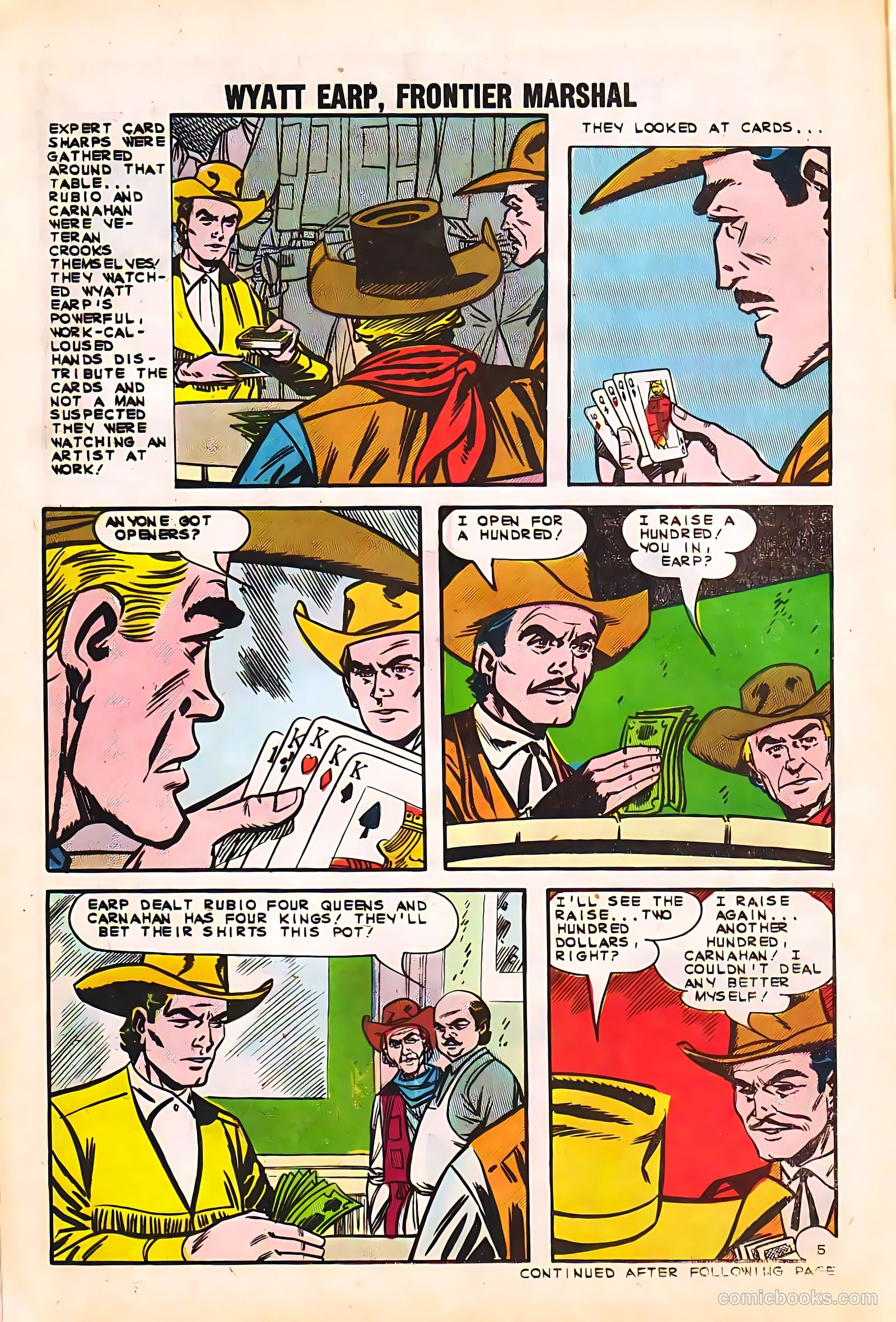 Wyatt Earp, Frontier Marshal #48 (1963, Charlton) — page 14 of 36