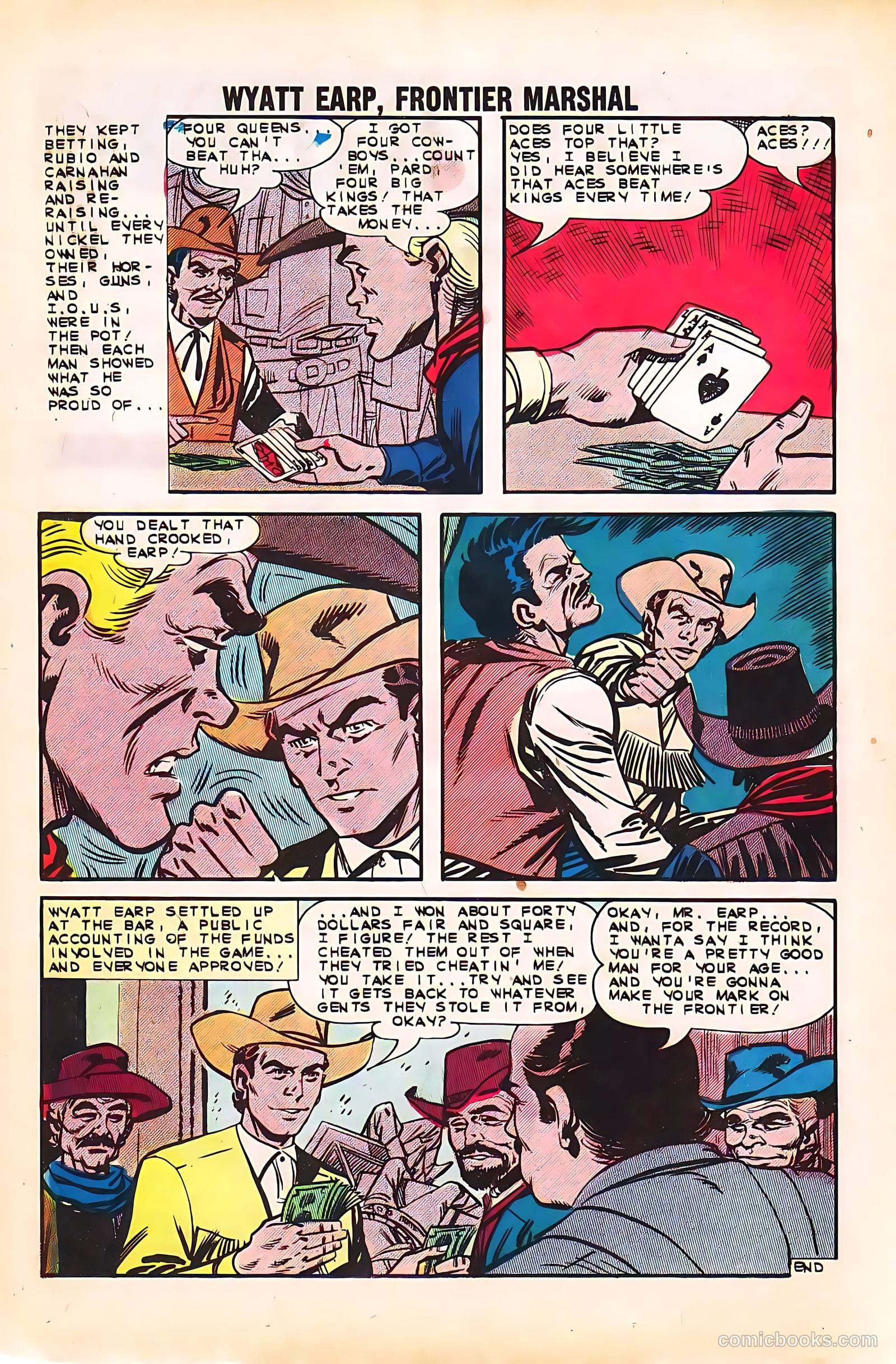 Wyatt Earp, Frontier Marshal #48 (1963, Charlton) — page 16 of 36
