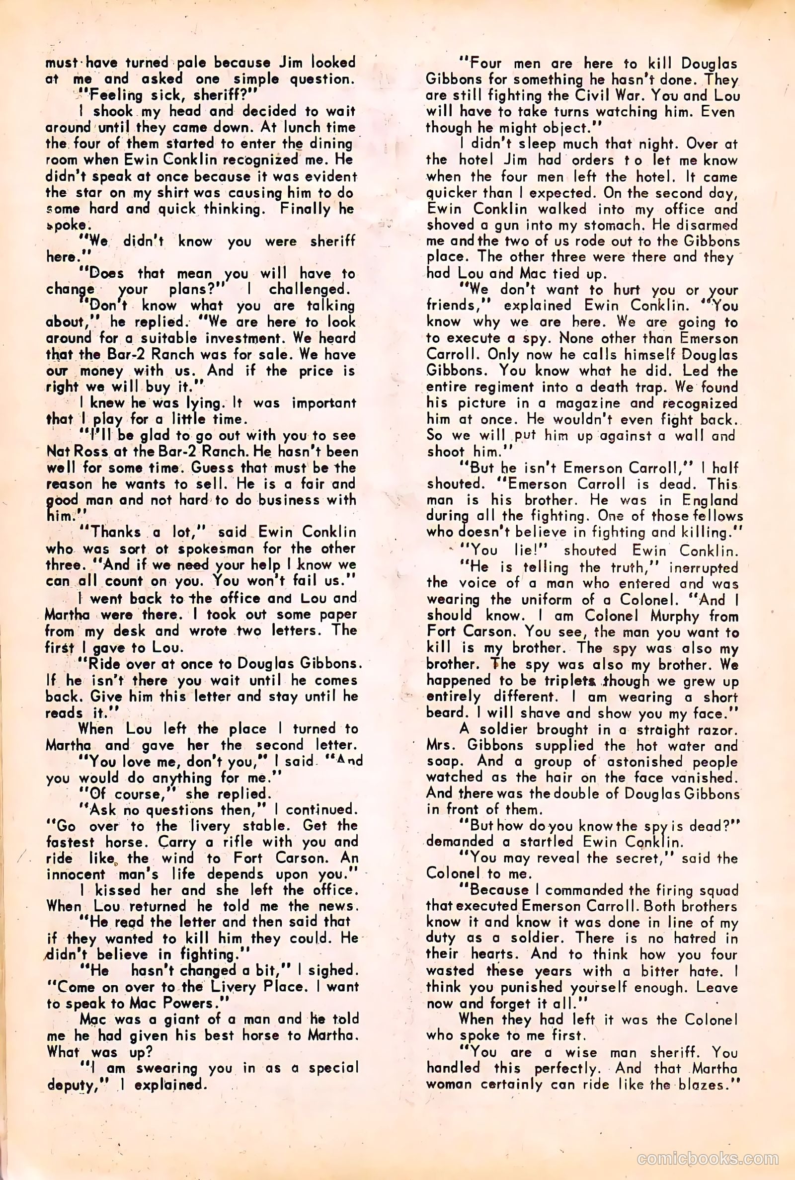 Wyatt Earp, Frontier Marshal #48 (1963, Charlton) — page 18 of 36