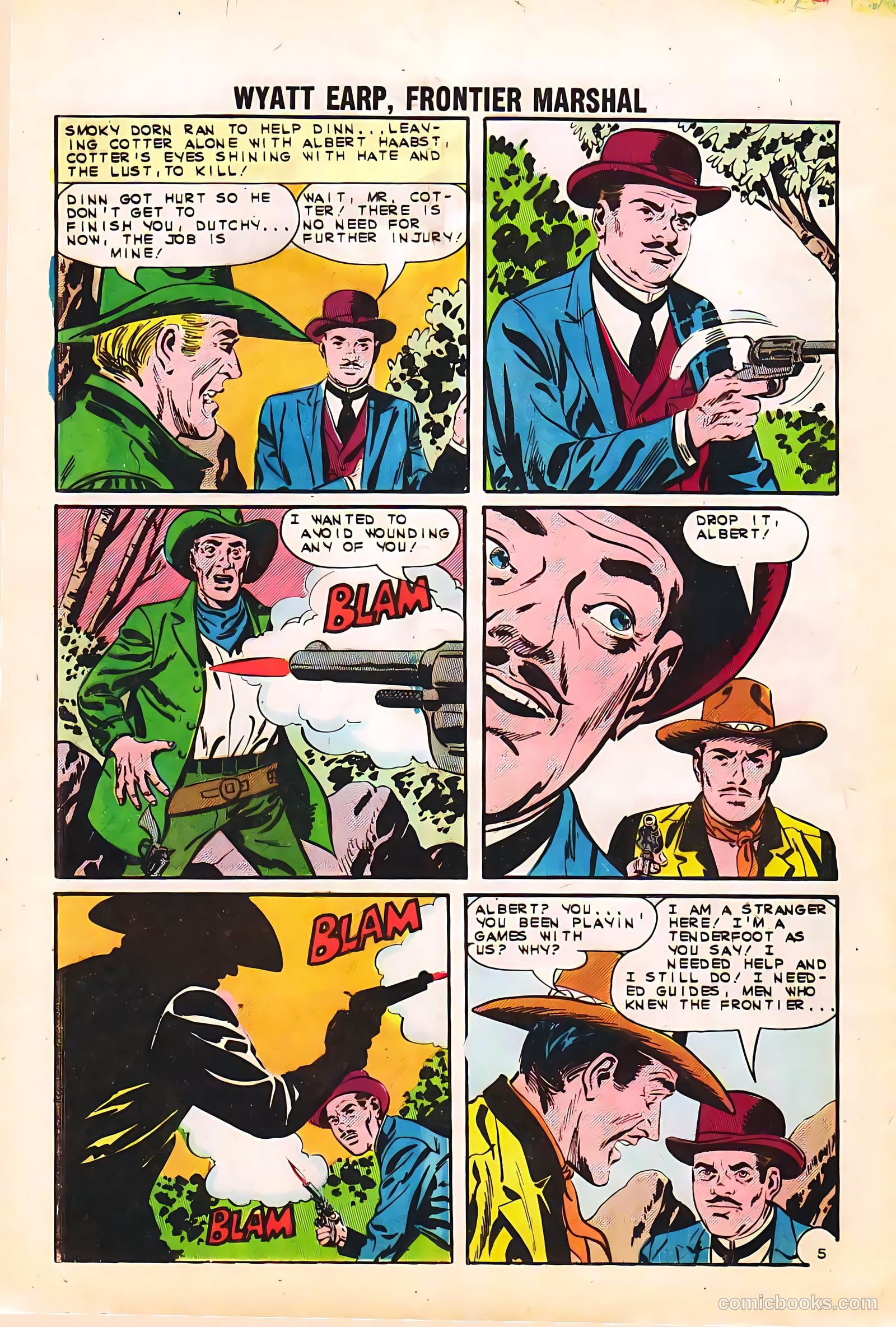 Wyatt Earp, Frontier Marshal #48 (1963, Charlton) — page 24 of 36