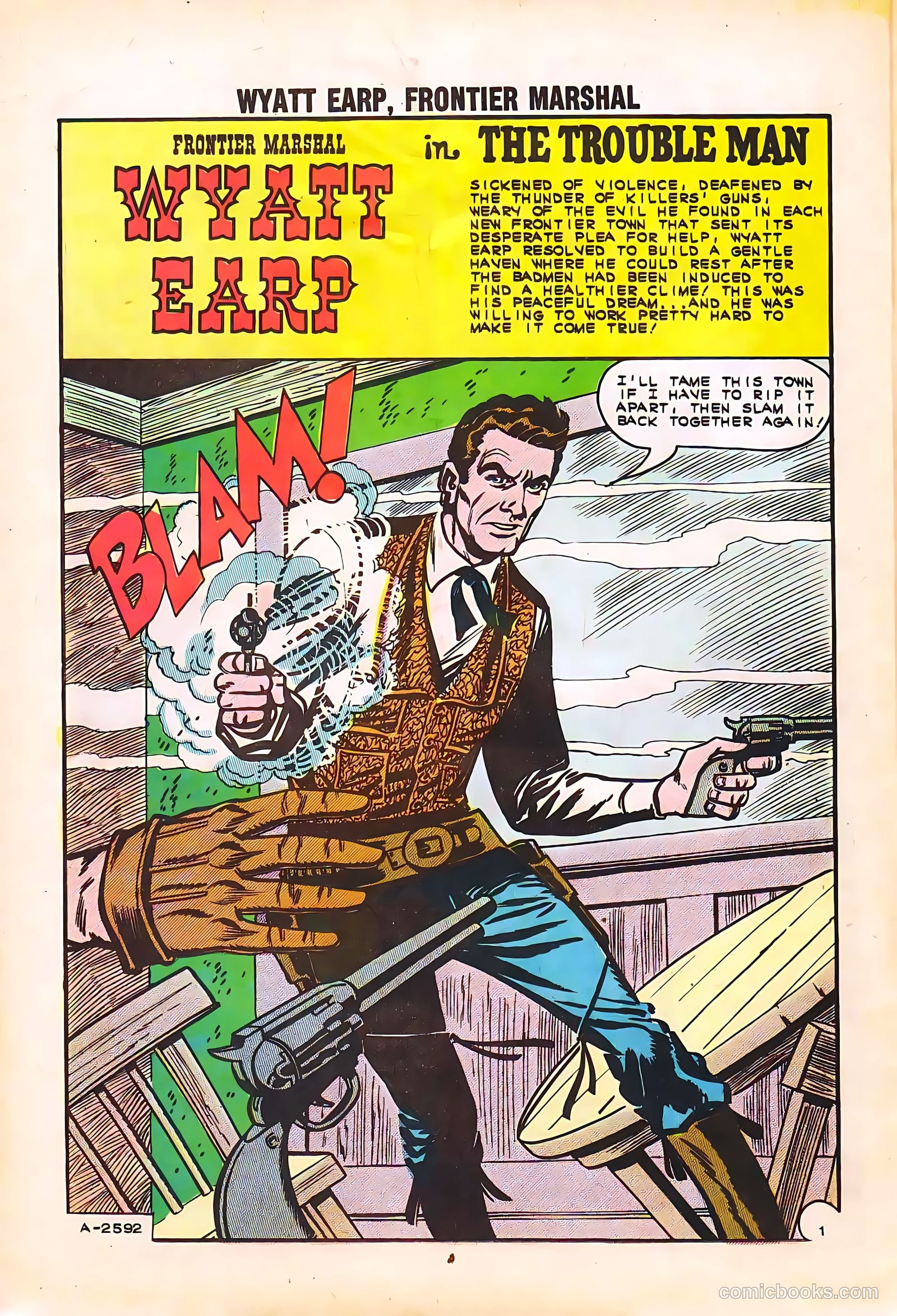 Wyatt Earp, Frontier Marshal #48 (1963, Charlton) — page 26 of 36