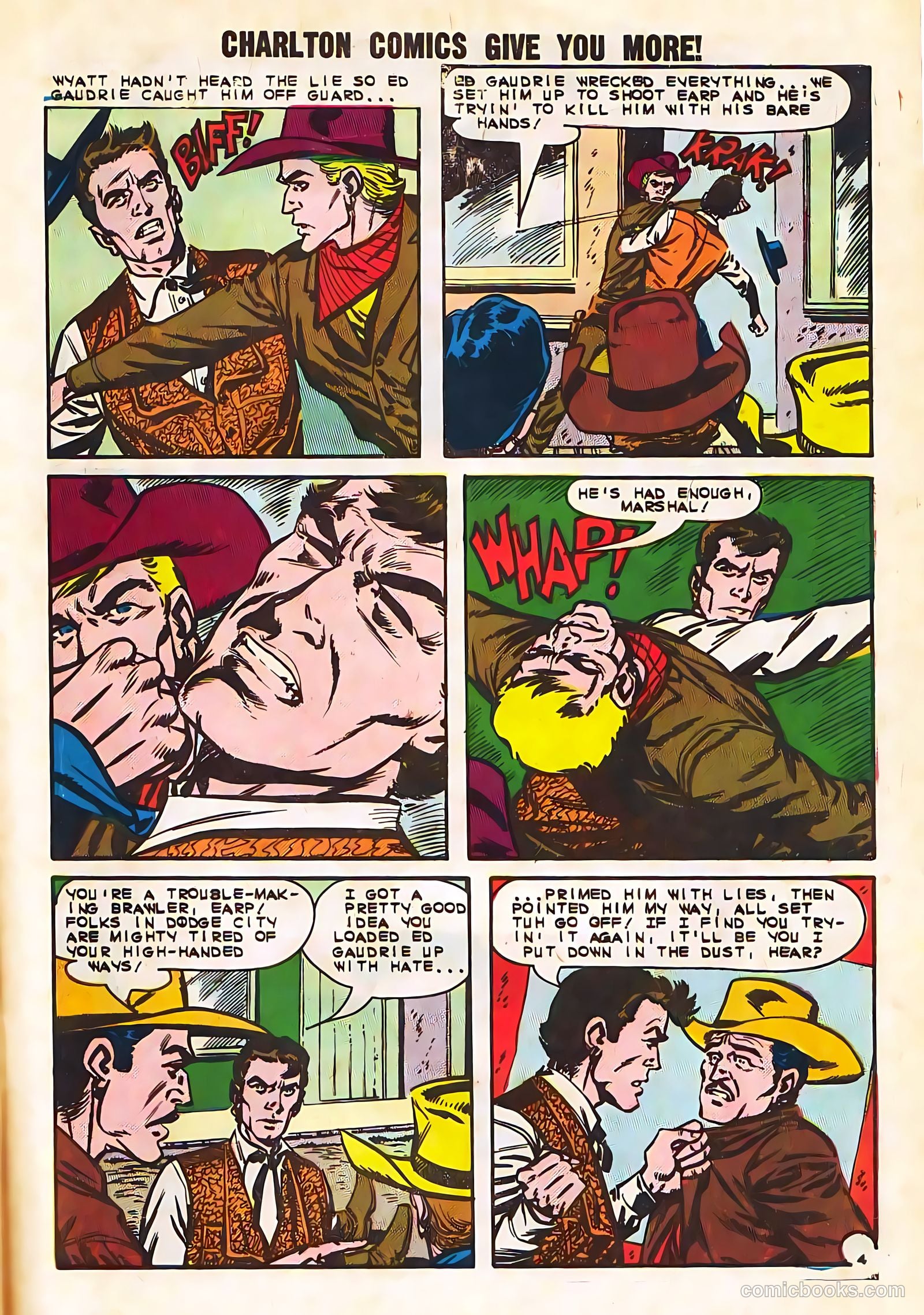 Wyatt Earp, Frontier Marshal #49 (1963, Charlton) — page 7 of 36