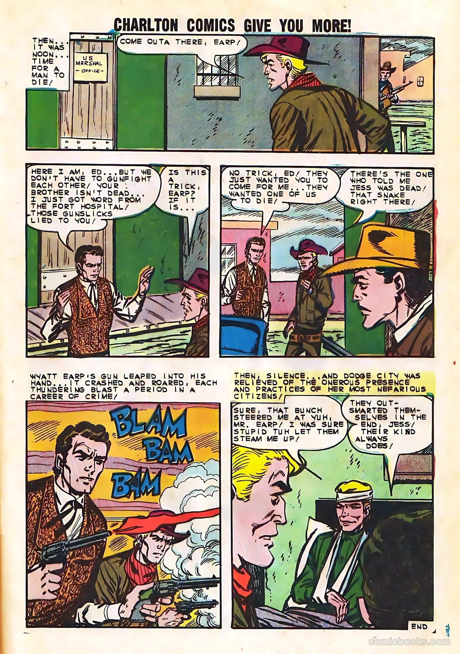 Wyatt Earp, Frontier Marshal #49 (1963, Charlton) — page 9 of 36