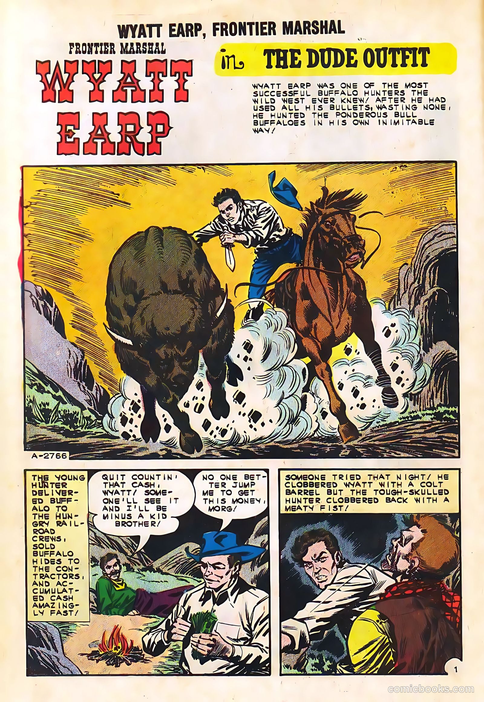 Wyatt Earp, Frontier Marshal #49 (1963, Charlton) — page 10 of 36