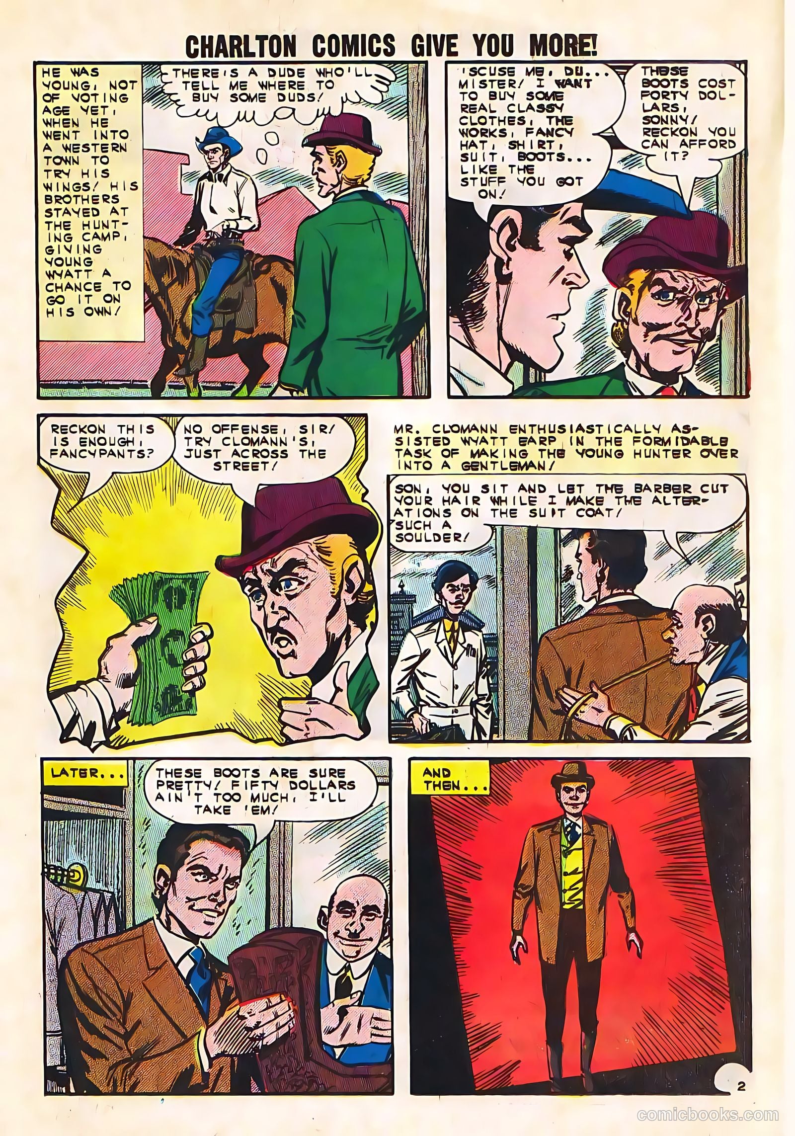 Wyatt Earp, Frontier Marshal #49 (1963, Charlton) — page 11 of 36