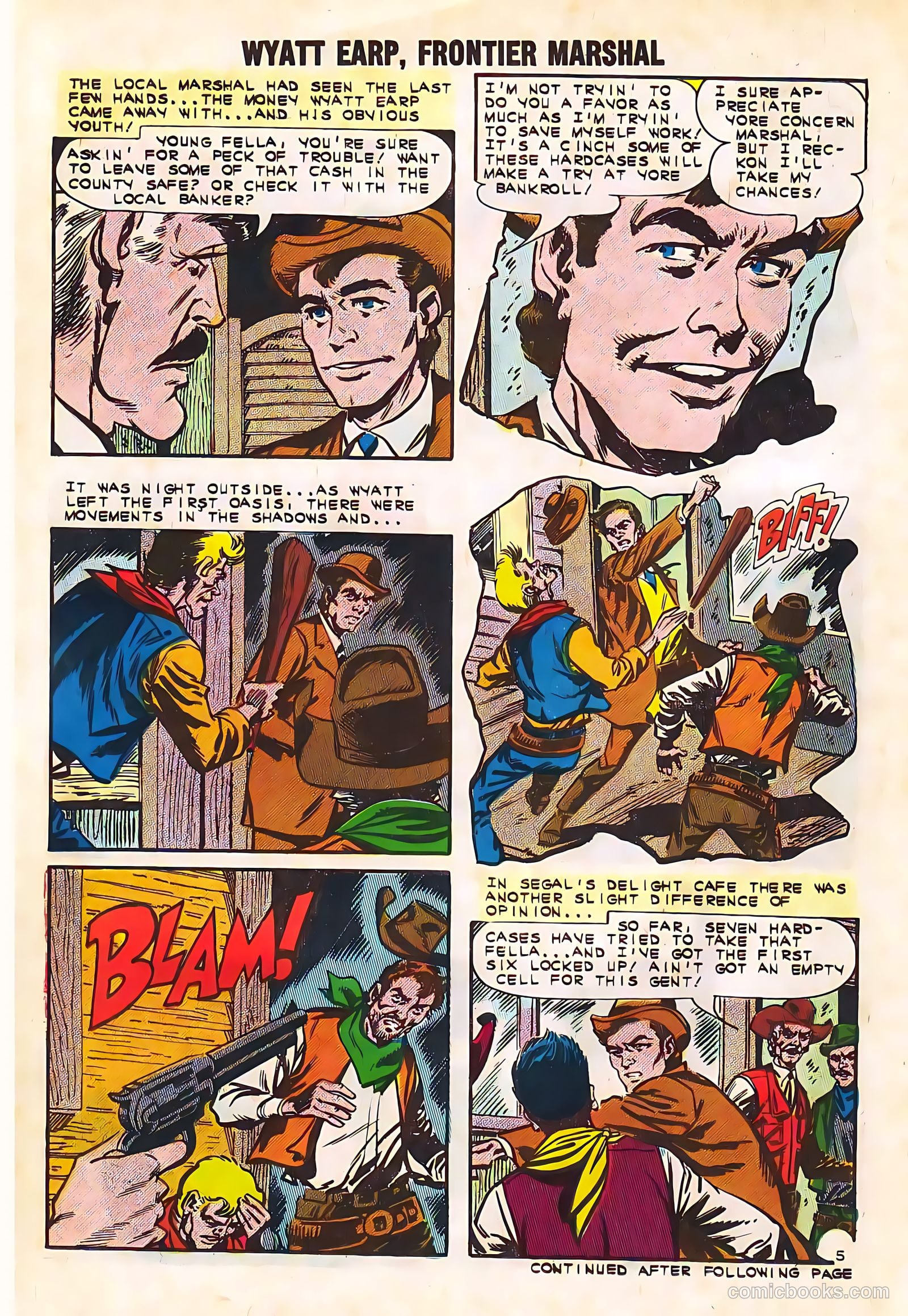Wyatt Earp, Frontier Marshal #49 (1963, Charlton) — page 14 of 36