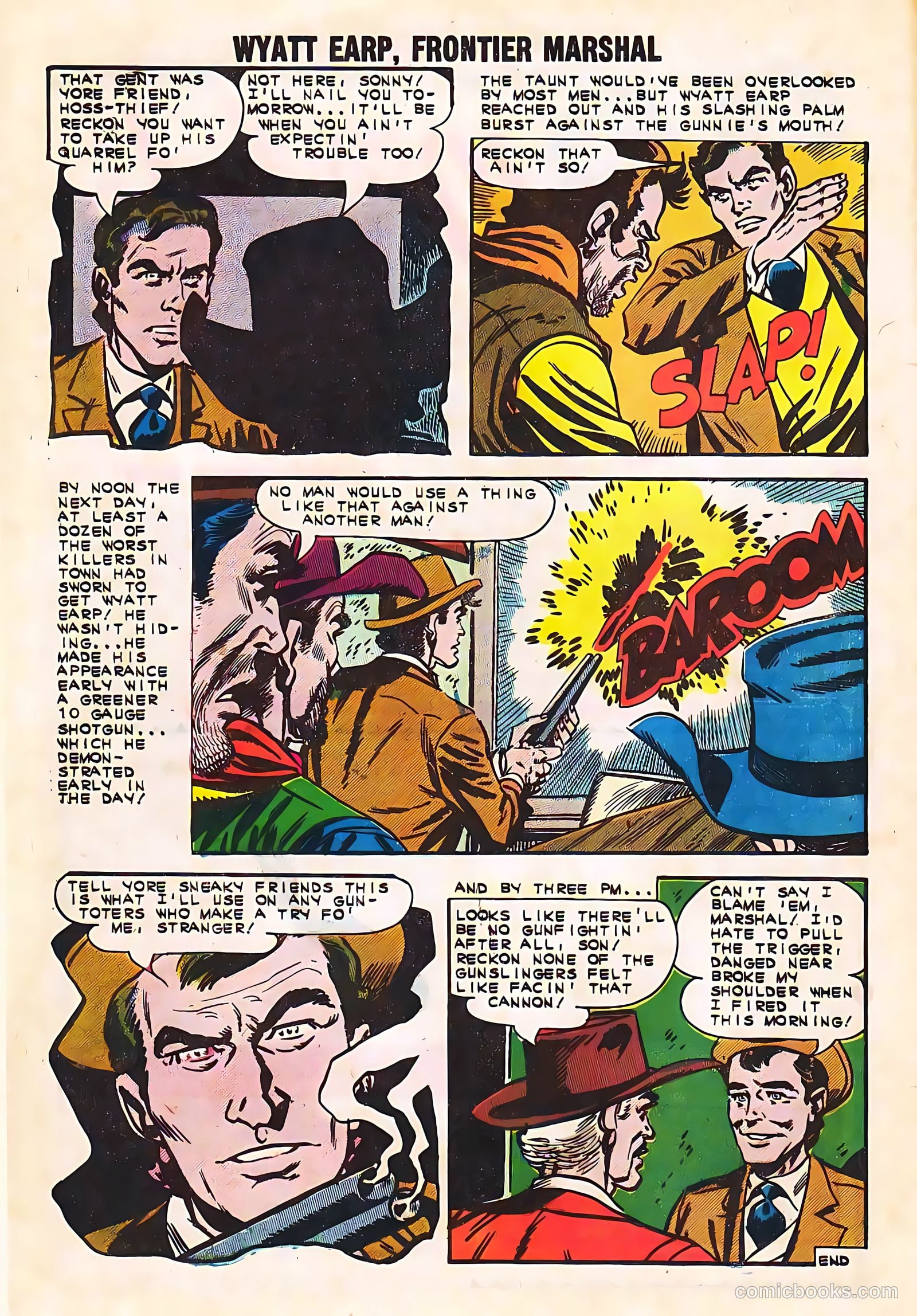 Wyatt Earp, Frontier Marshal #49 (1963, Charlton) — page 16 of 36