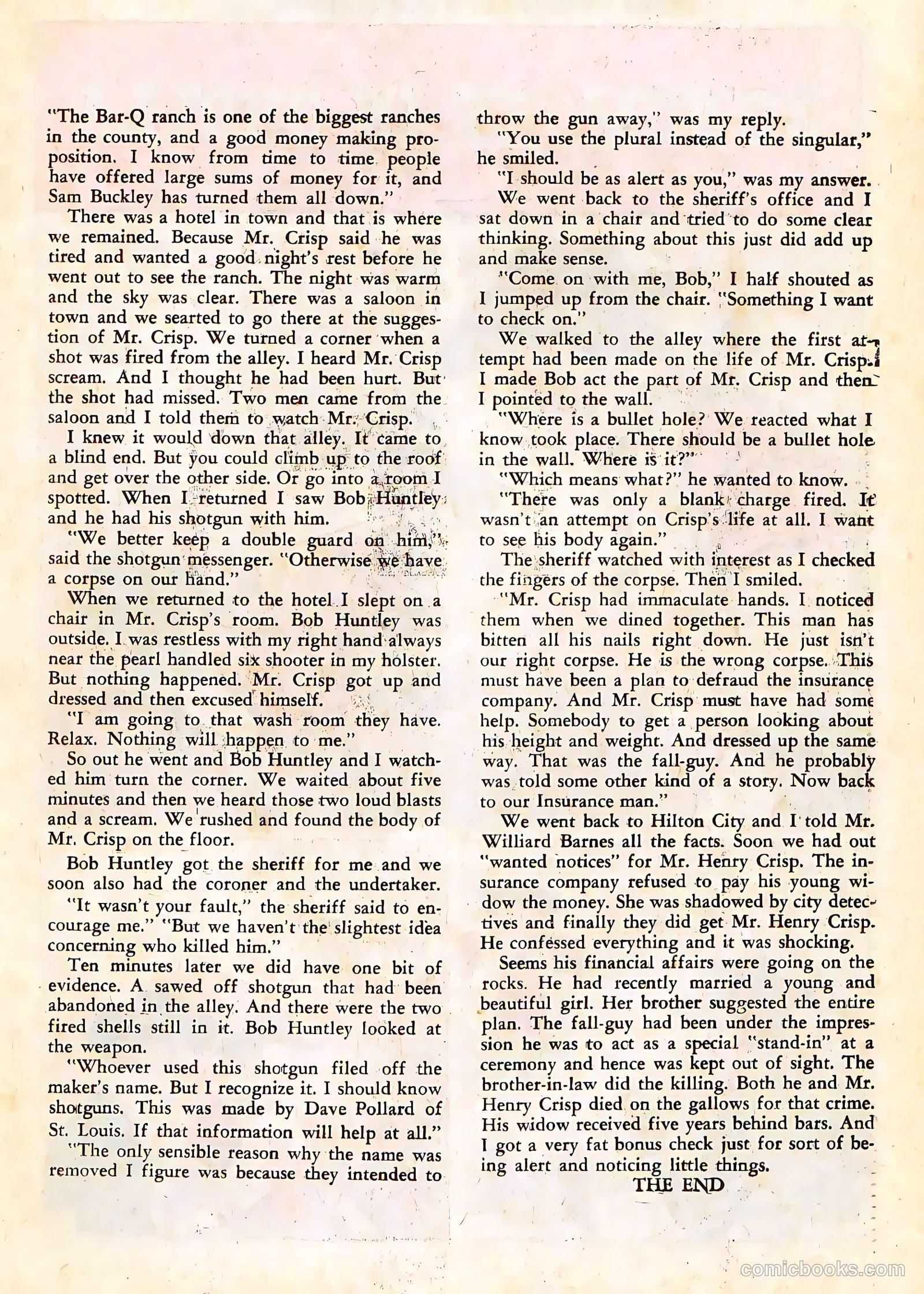 Wyatt Earp, Frontier Marshal #49 (1963, Charlton) — page 19 of 36