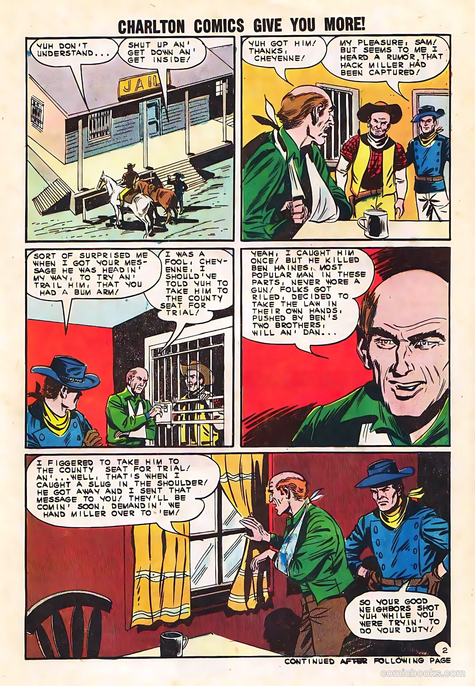 Wyatt Earp, Frontier Marshal #49 (1963, Charlton) — page 21 of 36