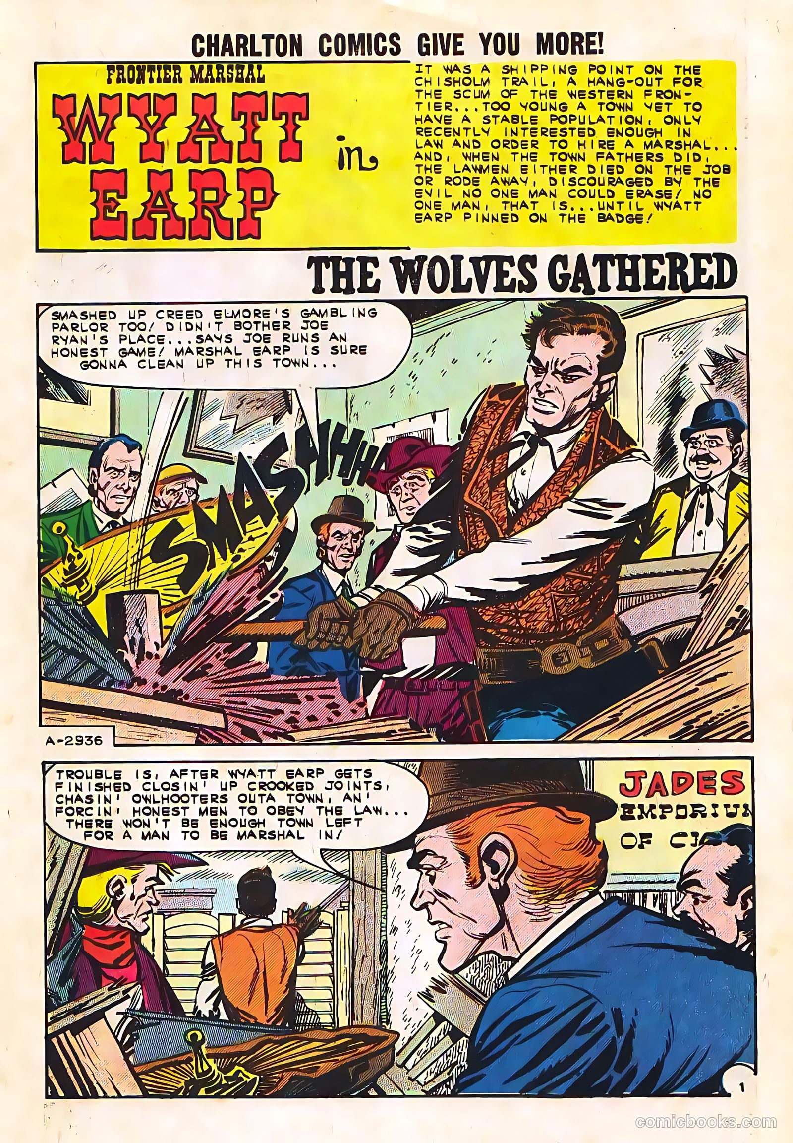 Wyatt Earp, Frontier Marshal #49 (1963, Charlton) — page 27 of 36
