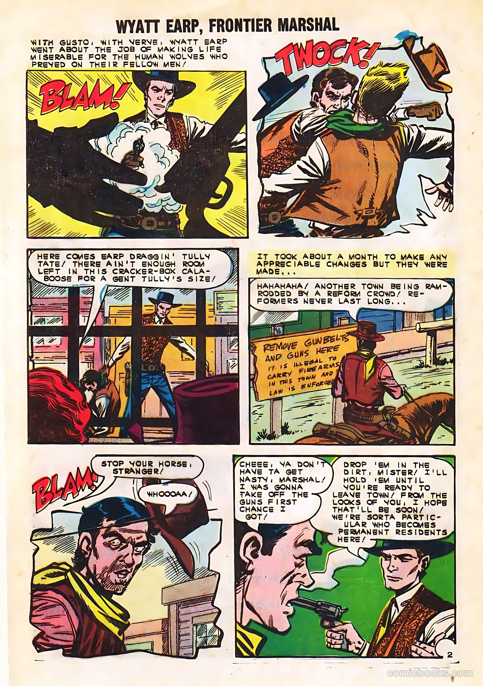 Wyatt Earp, Frontier Marshal #49 (1963, Charlton) — page 28 of 36