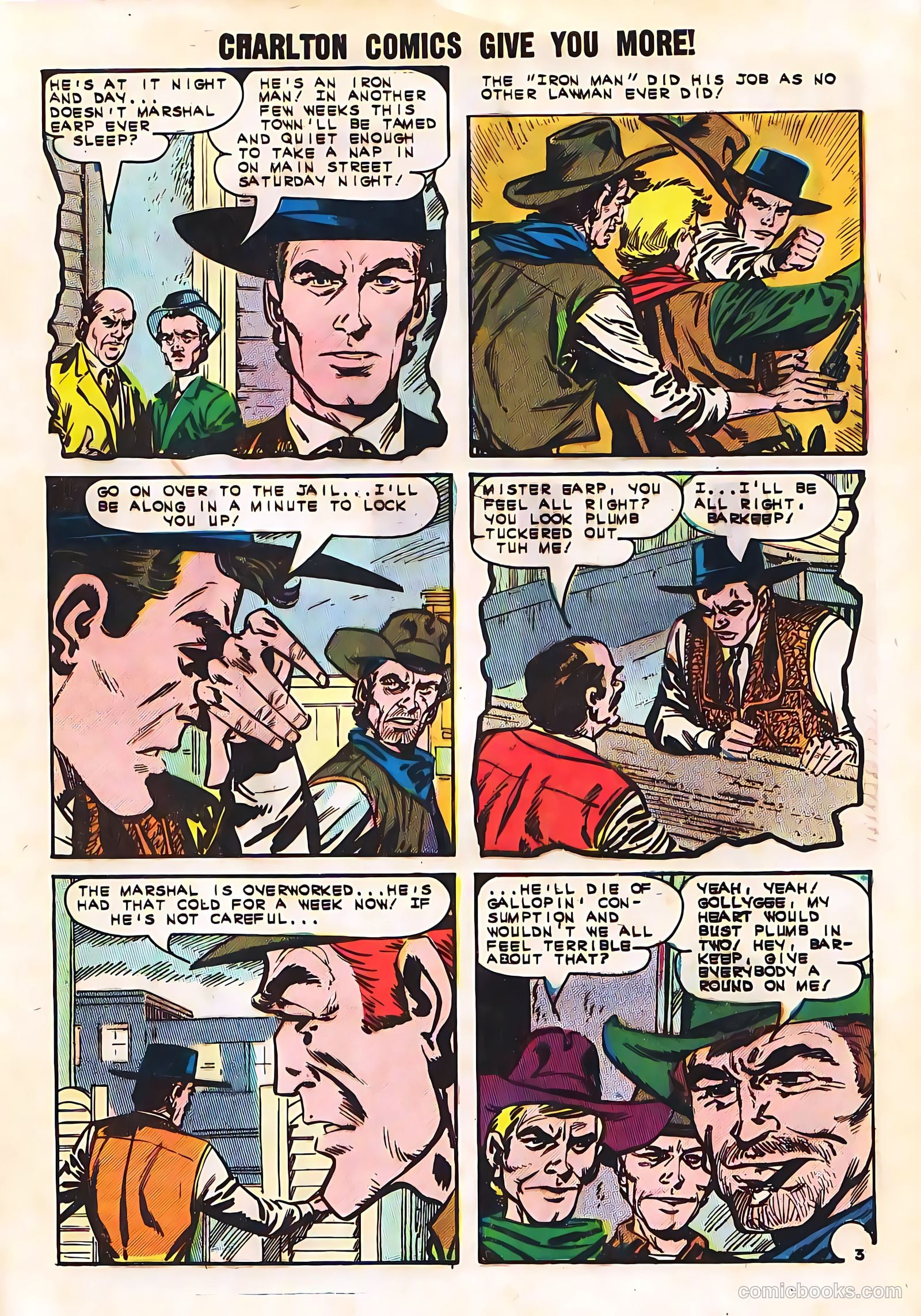 Wyatt Earp, Frontier Marshal #49 (1963, Charlton) — page 29 of 36