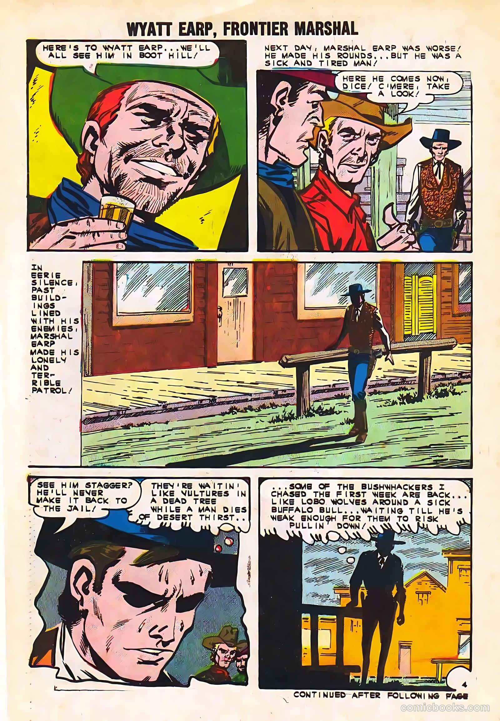 Wyatt Earp, Frontier Marshal #49 (1963, Charlton) — page 30 of 36