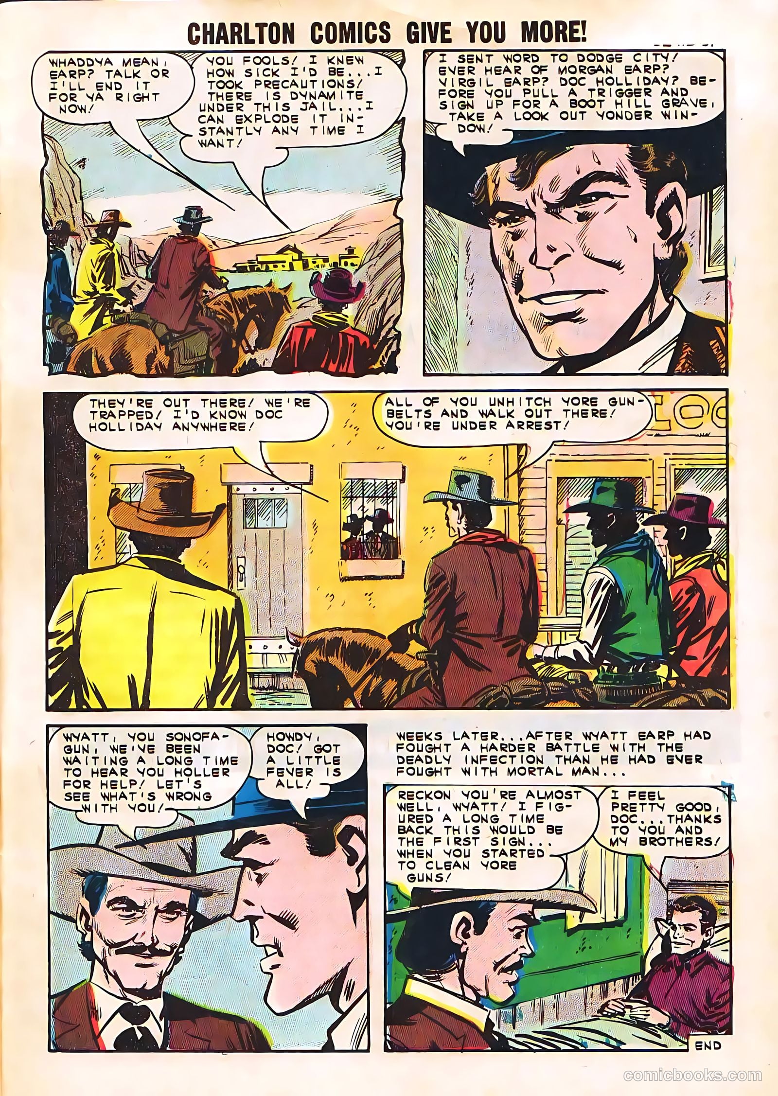 Wyatt Earp, Frontier Marshal #49 (1963, Charlton) — page 33 of 36
