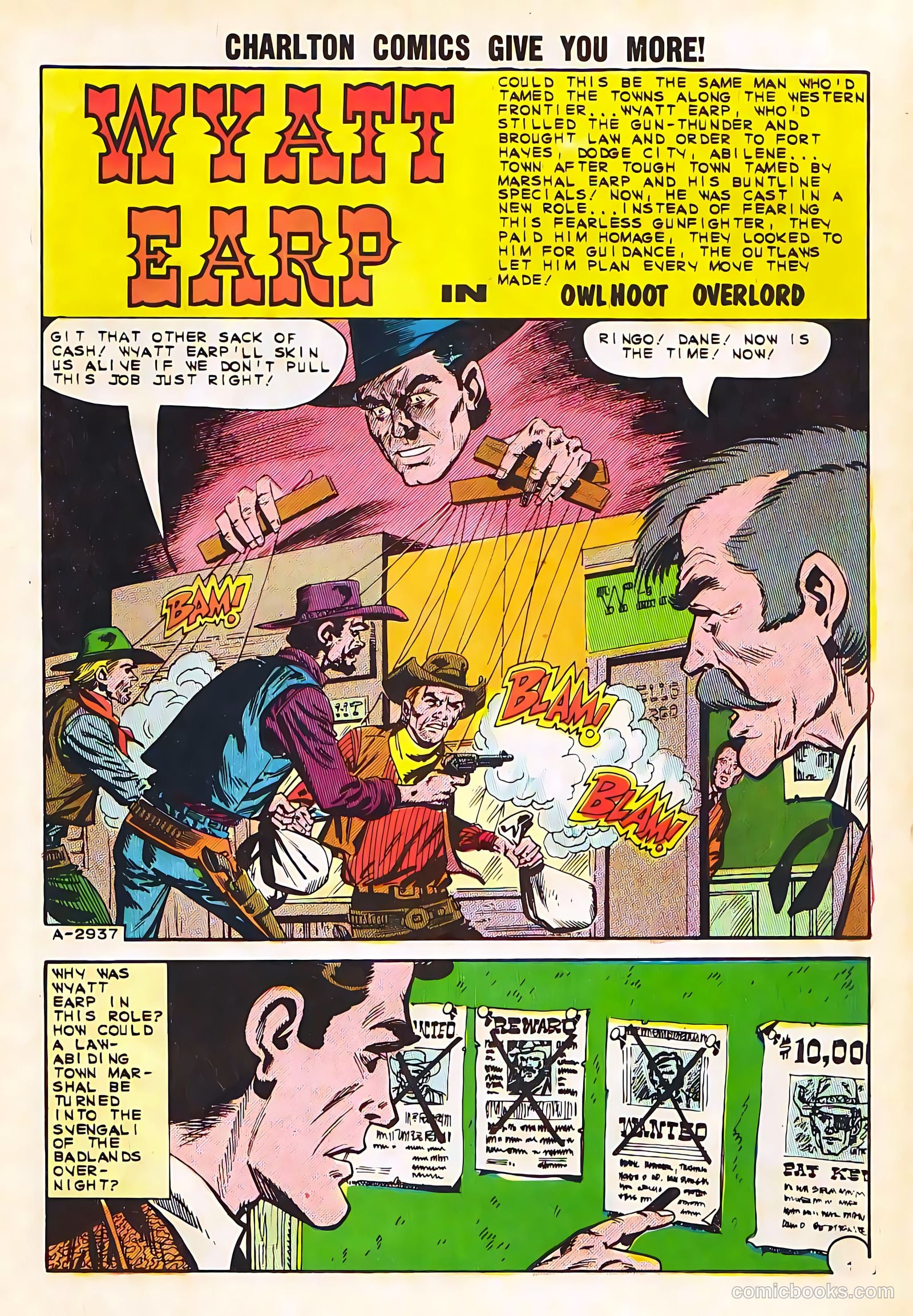 Wyatt Earp, Frontier Marshal #50 (1963, Charlton) — page 3 of 36