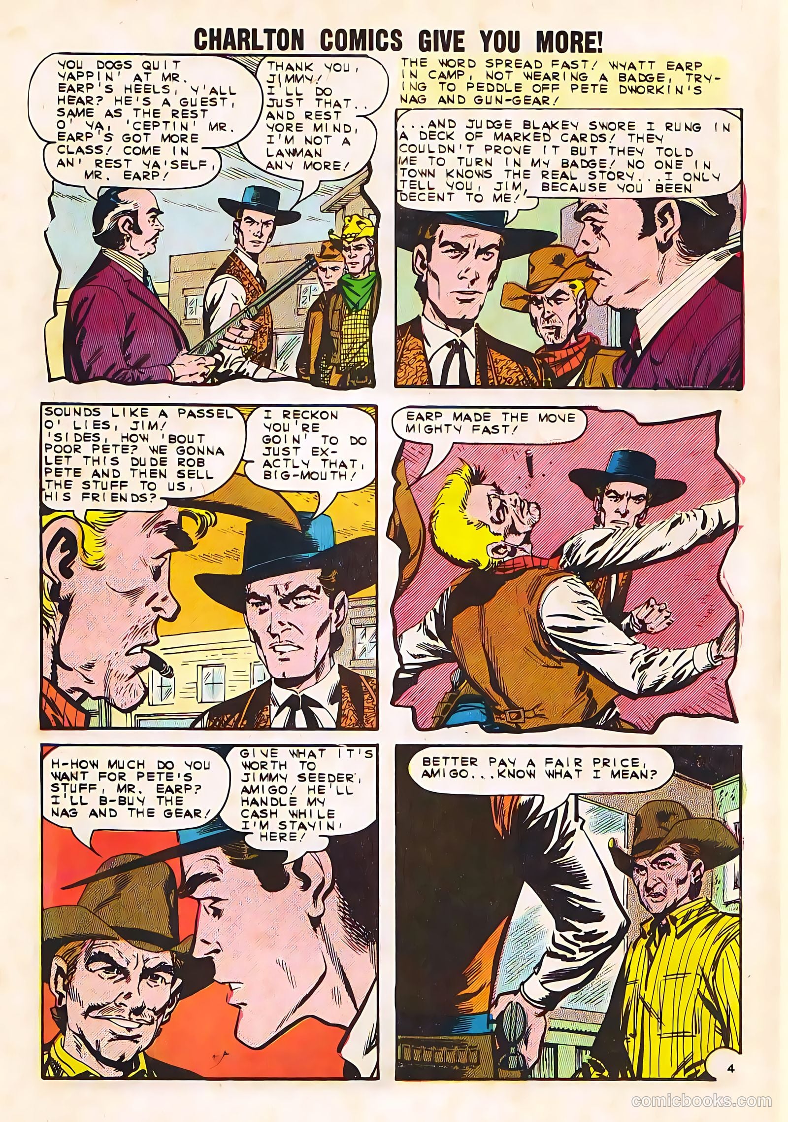 Wyatt Earp, Frontier Marshal #50 (1963, Charlton) — page 7 of 36