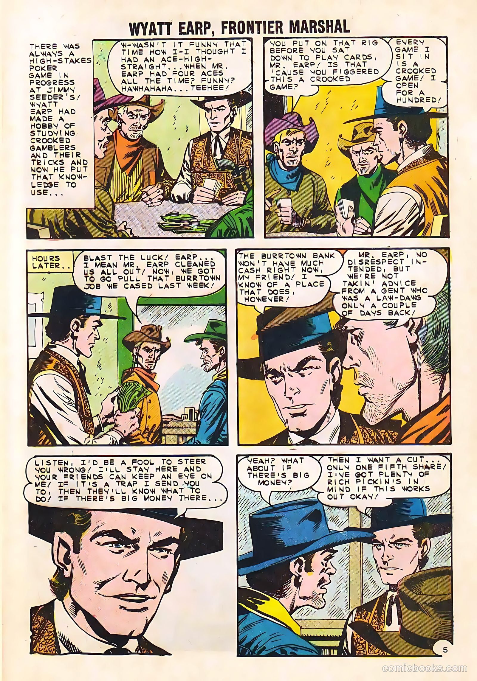 Wyatt Earp, Frontier Marshal #50 (1963, Charlton) — page 8 of 36