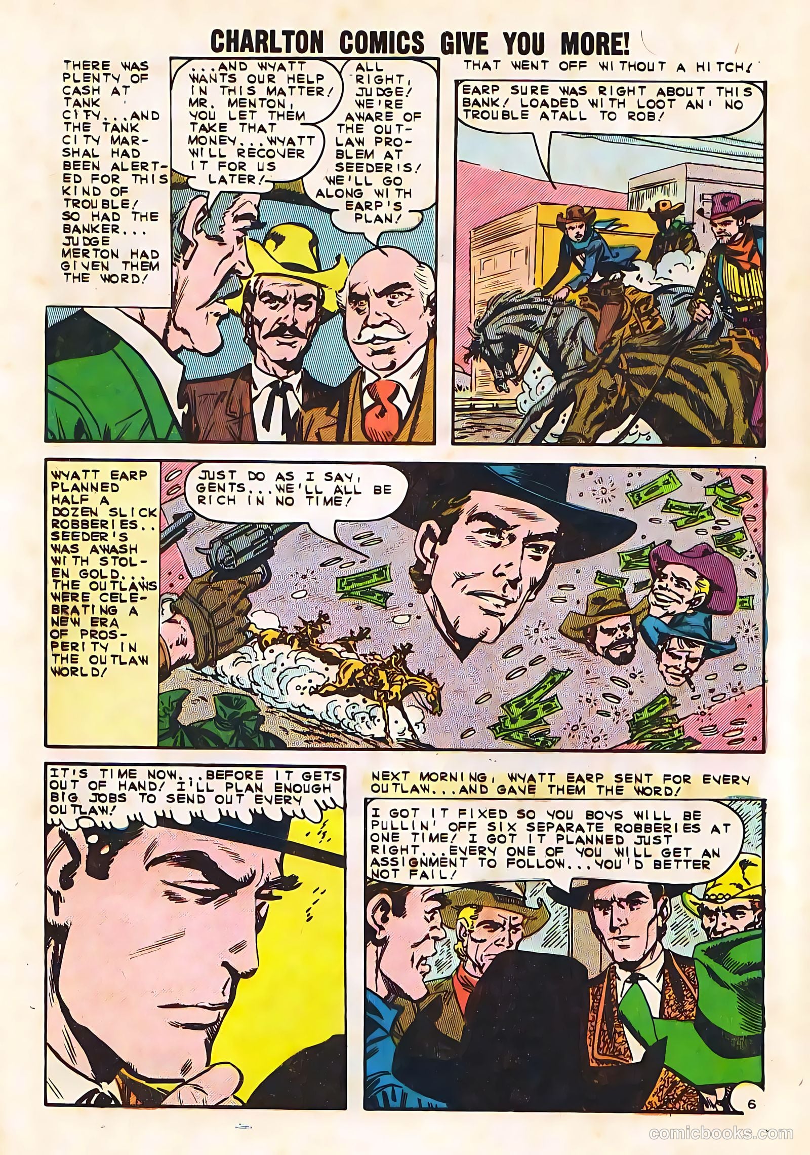 Wyatt Earp, Frontier Marshal #50 (1963, Charlton) — page 9 of 36