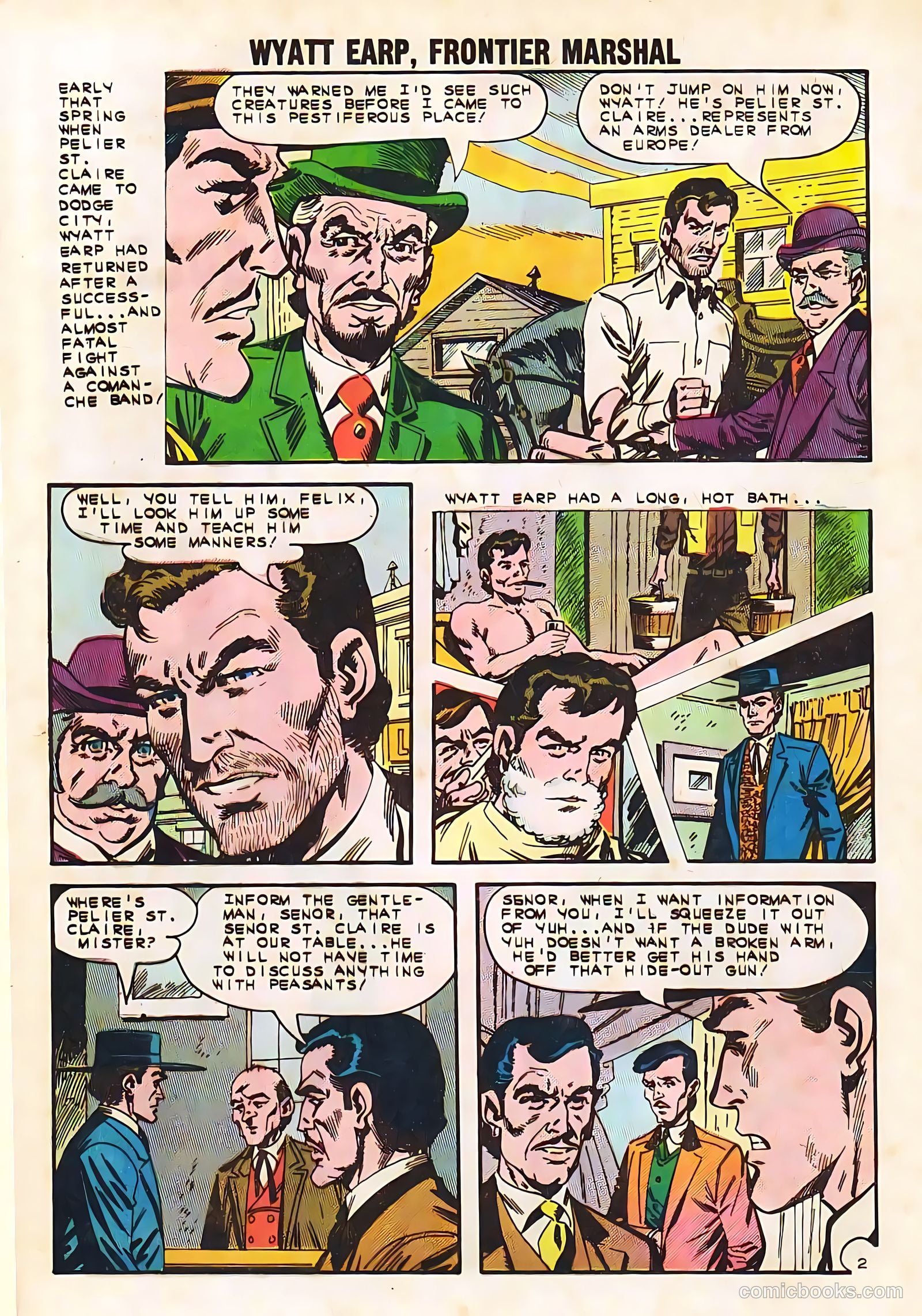 Wyatt Earp, Frontier Marshal #50 (1963, Charlton) — page 12 of 36