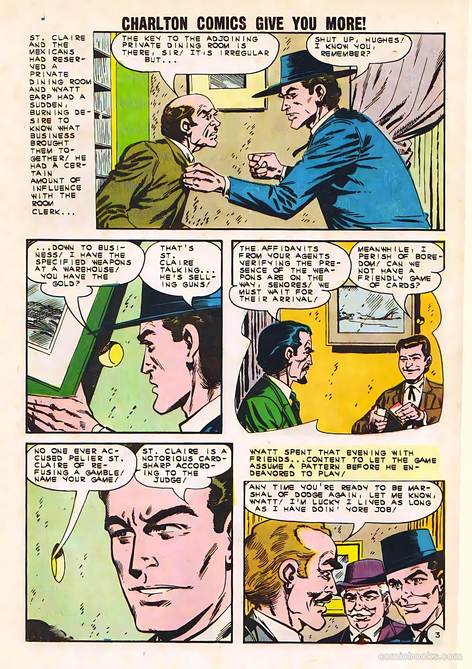 Wyatt Earp, Frontier Marshal #50 (1963, Charlton) — page 13 of 36