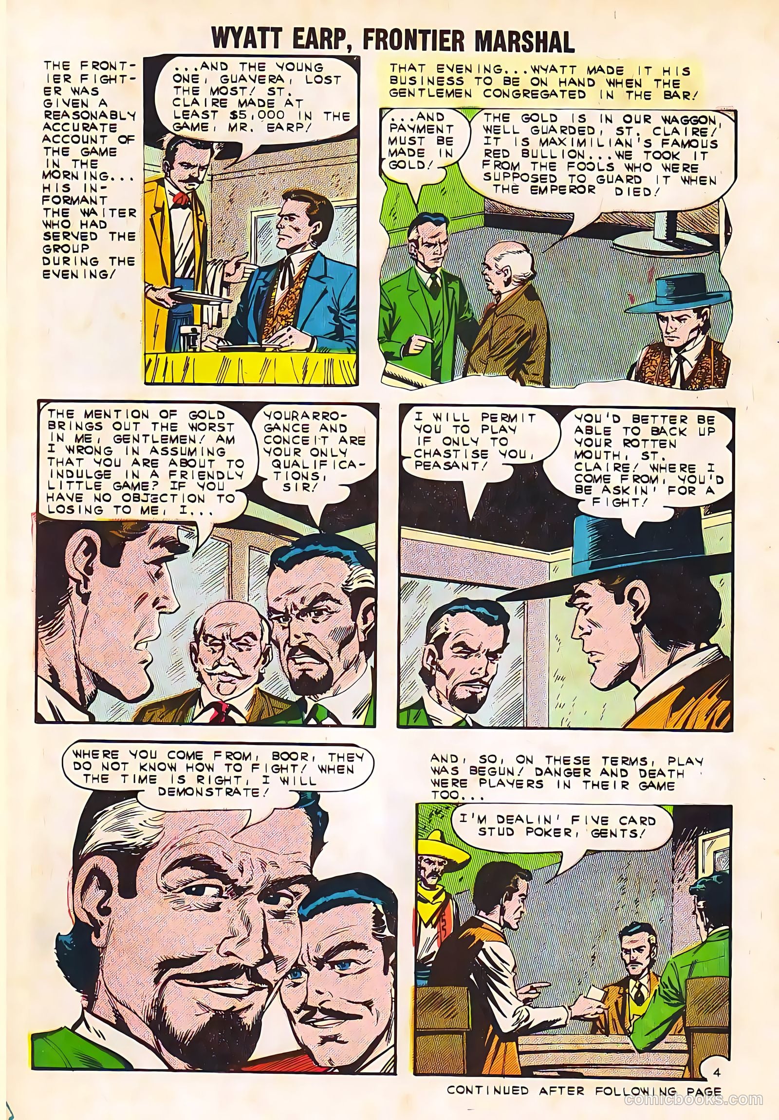 Wyatt Earp, Frontier Marshal #50 (1963, Charlton) — page 14 of 36