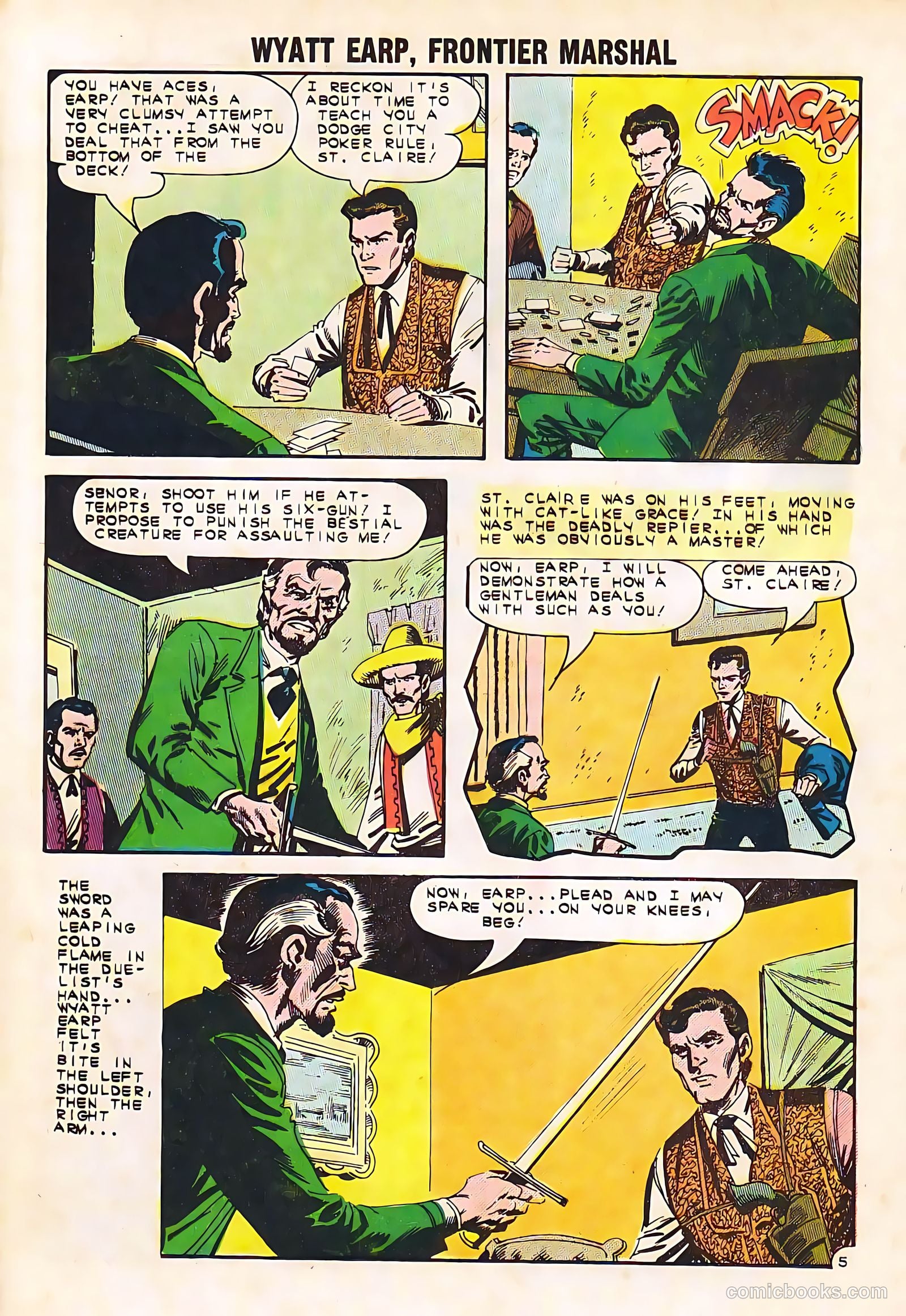 Wyatt Earp, Frontier Marshal #50 (1963, Charlton) — page 16 of 36