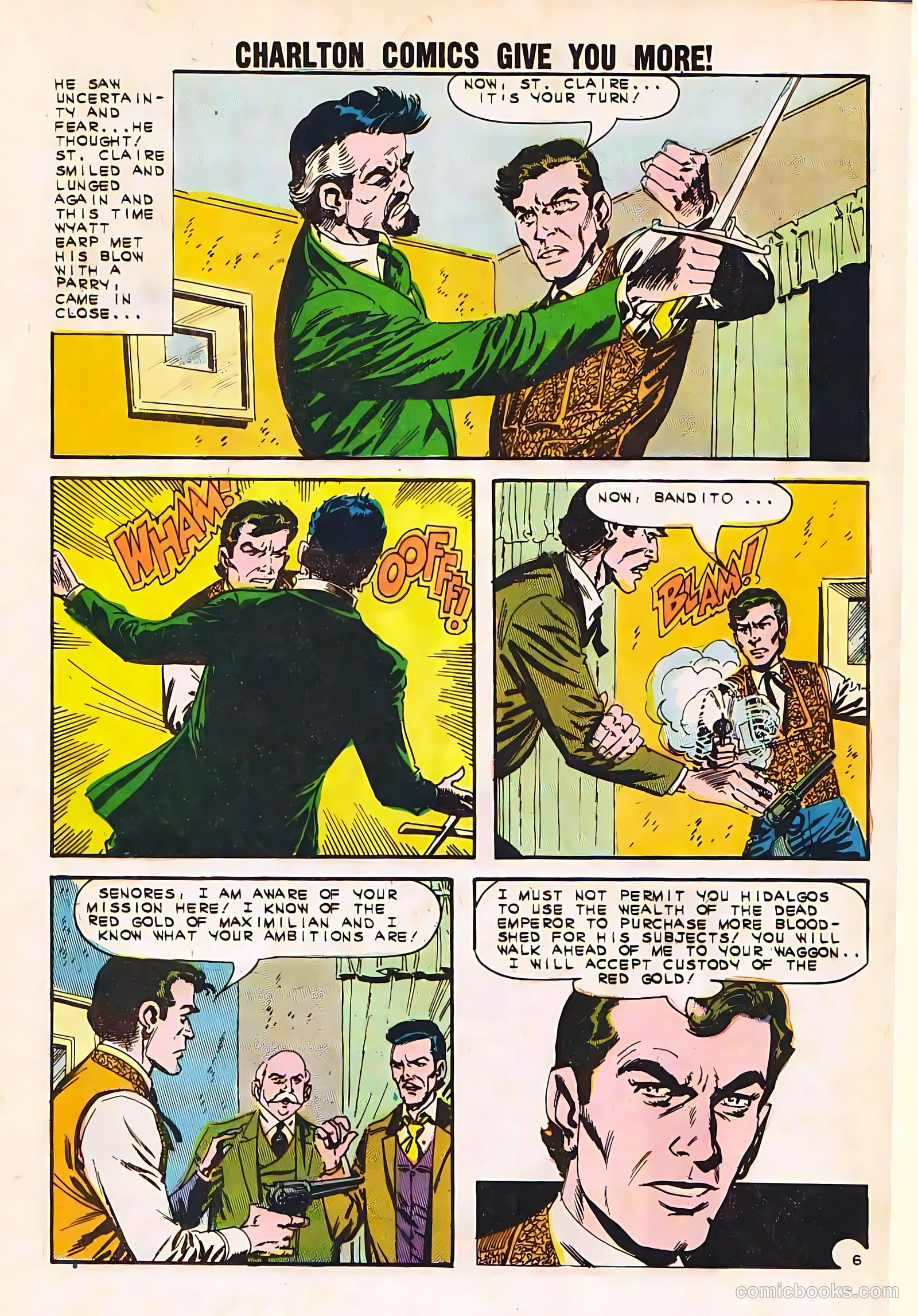 Wyatt Earp, Frontier Marshal #50 (1963, Charlton) — page 17 of 36