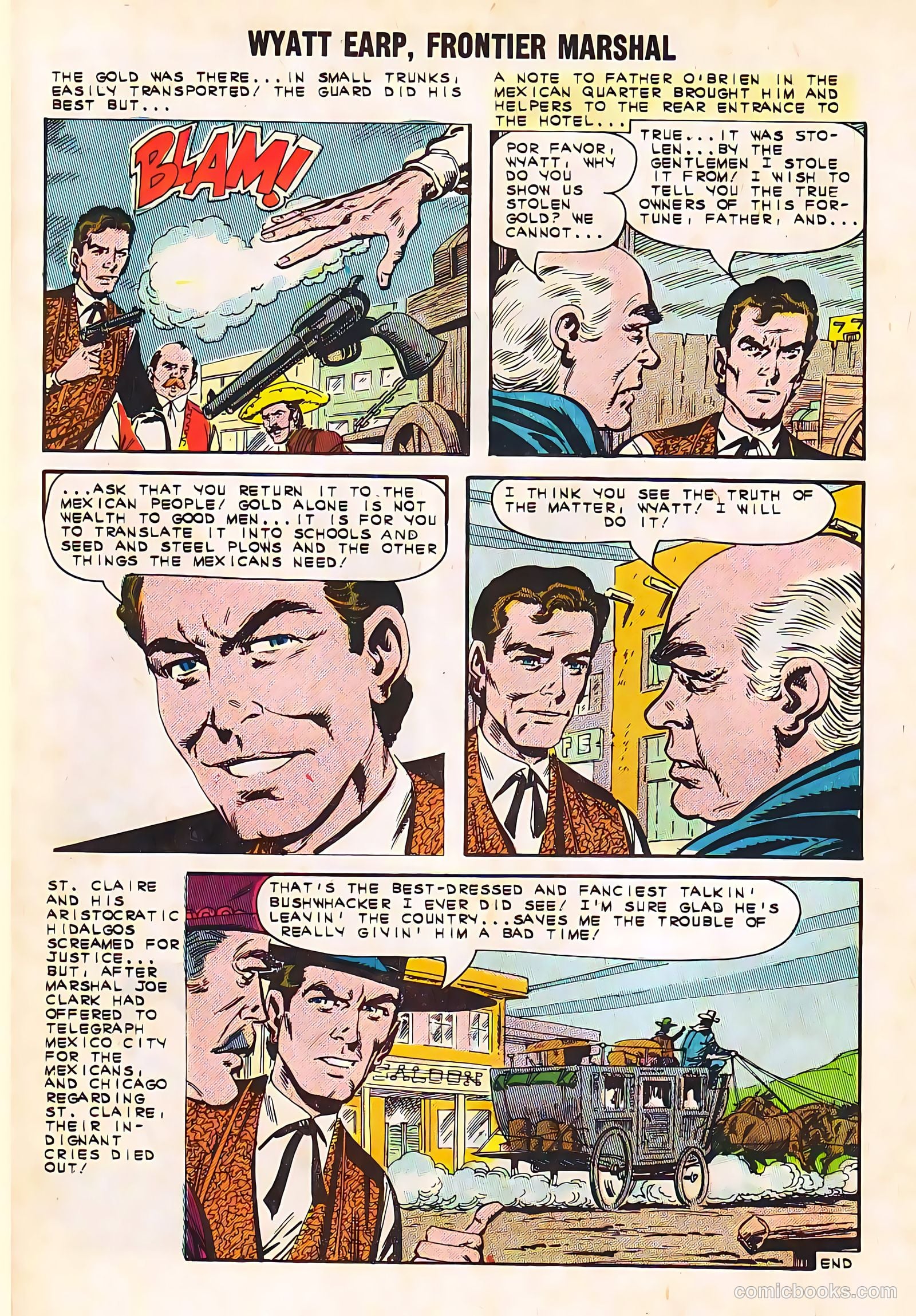 Wyatt Earp, Frontier Marshal #50 (1963, Charlton) — page 18 of 36