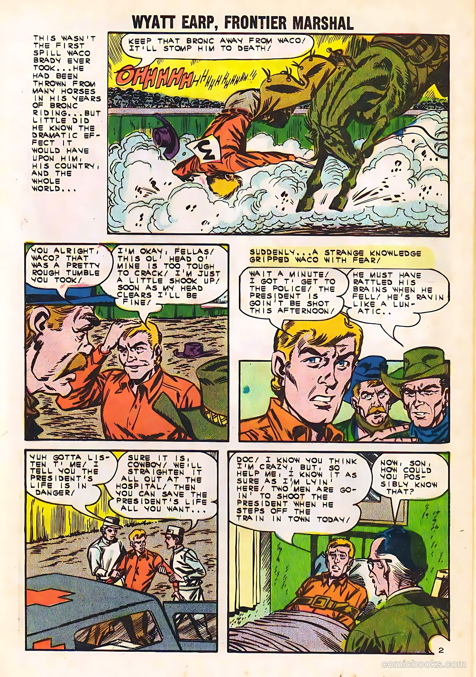 Wyatt Earp, Frontier Marshal #50 (1963, Charlton) — page 24 of 36