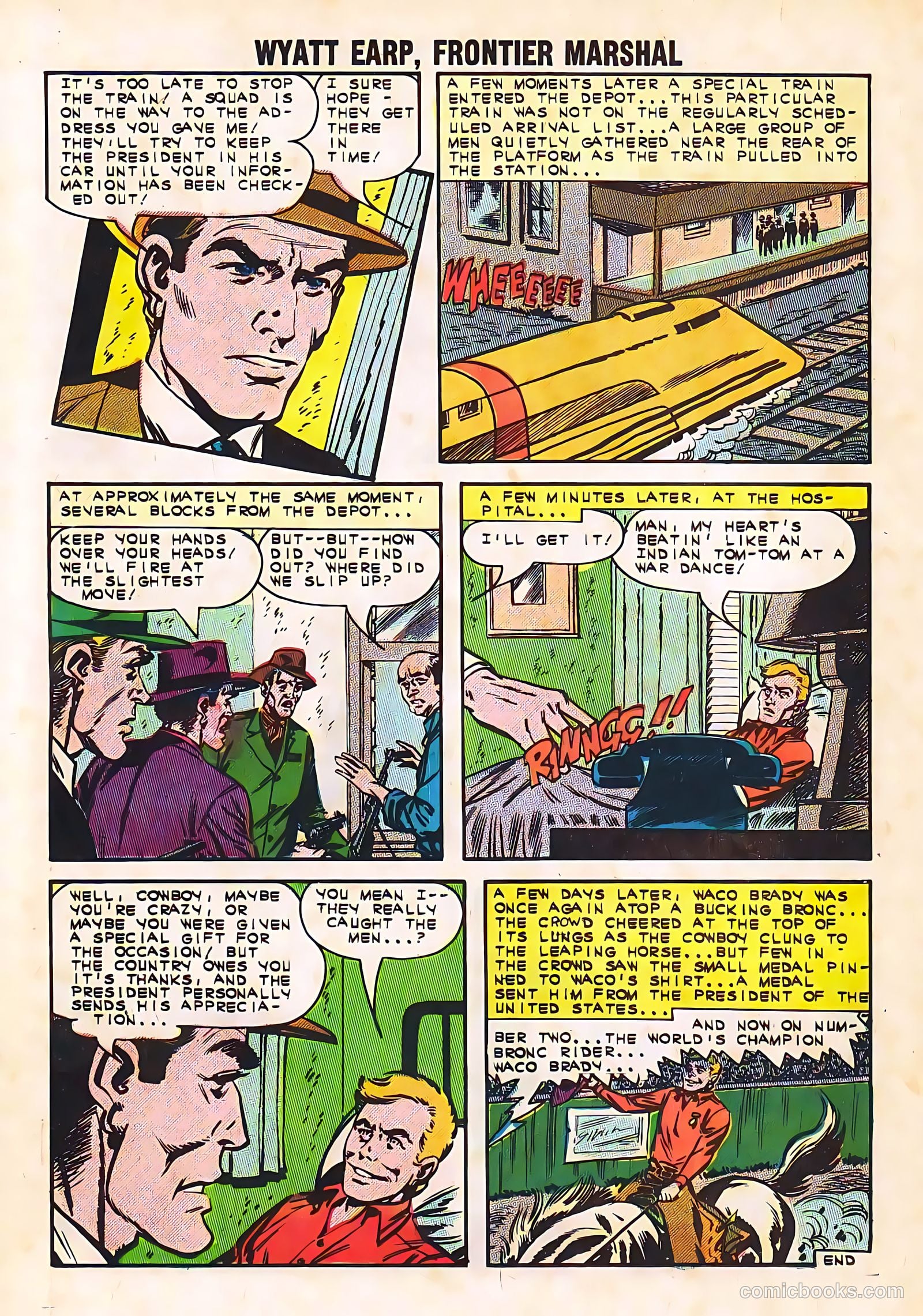 Wyatt Earp, Frontier Marshal #50 (1963, Charlton) — page 26 of 36