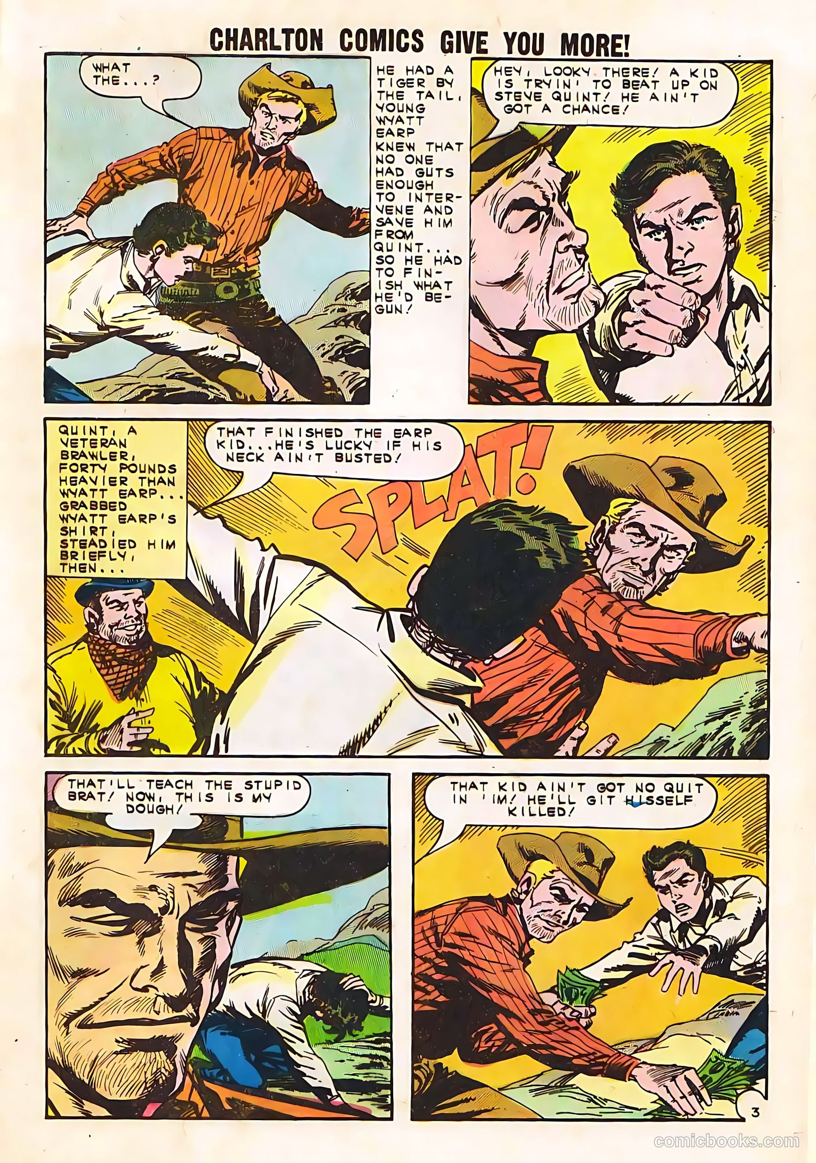 Wyatt Earp, Frontier Marshal #50 (1963, Charlton) — page 29 of 36