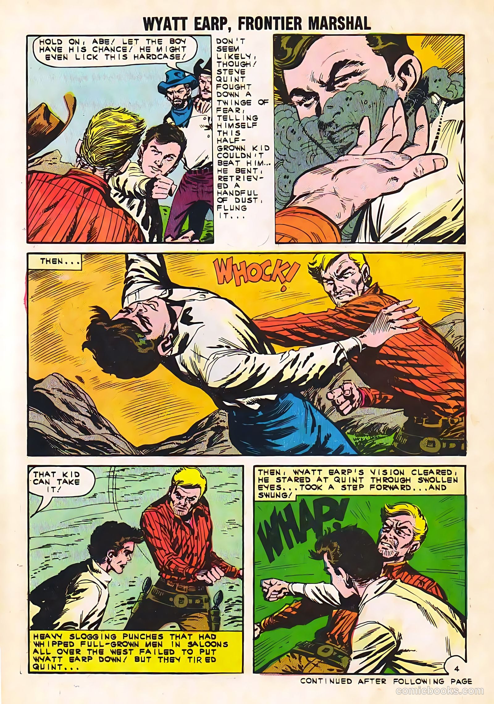 Wyatt Earp, Frontier Marshal #50 (1963, Charlton) — page 30 of 36