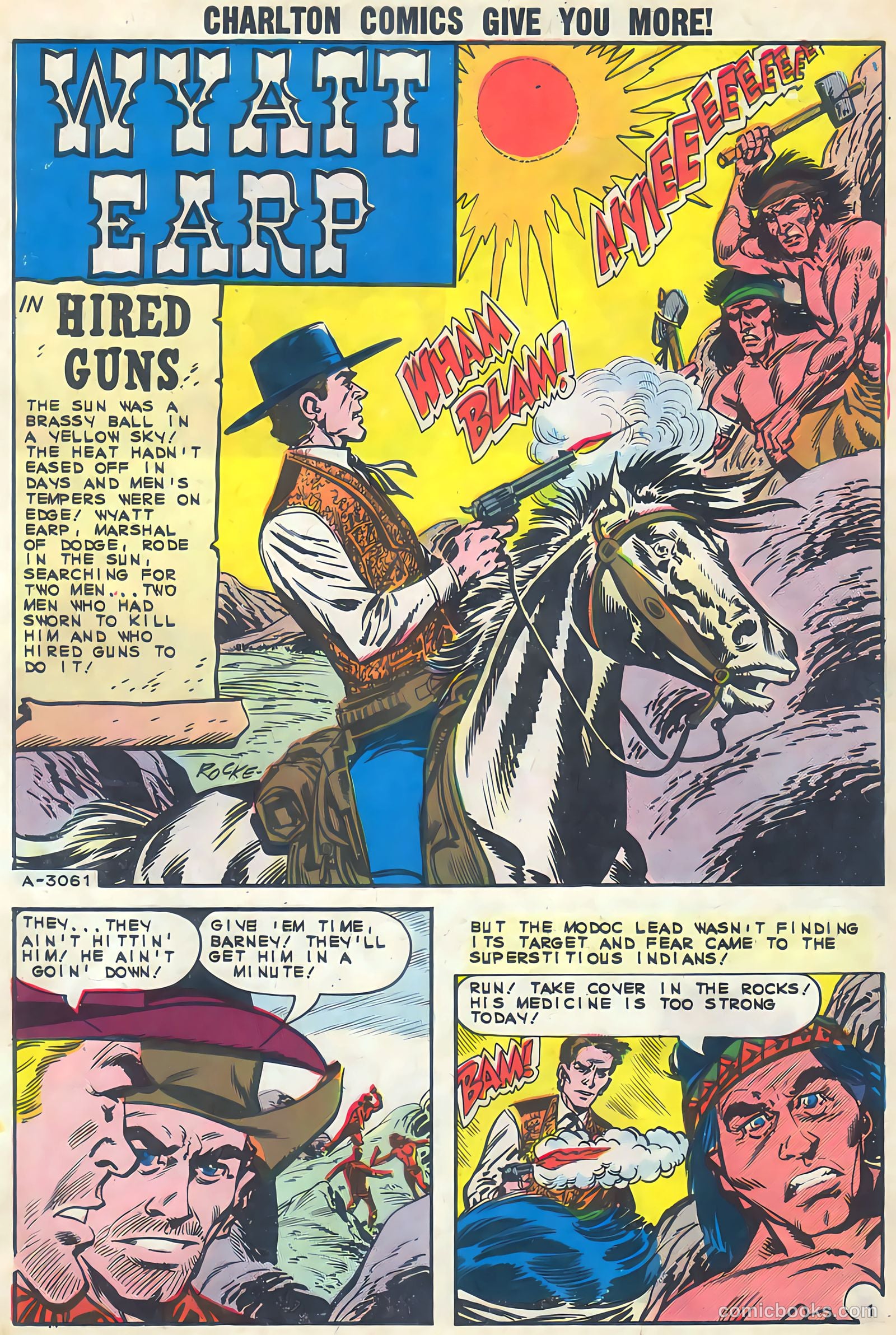Wyatt Earp, Frontier Marshal #51 (1968, Charlton) — page 3 of 36
