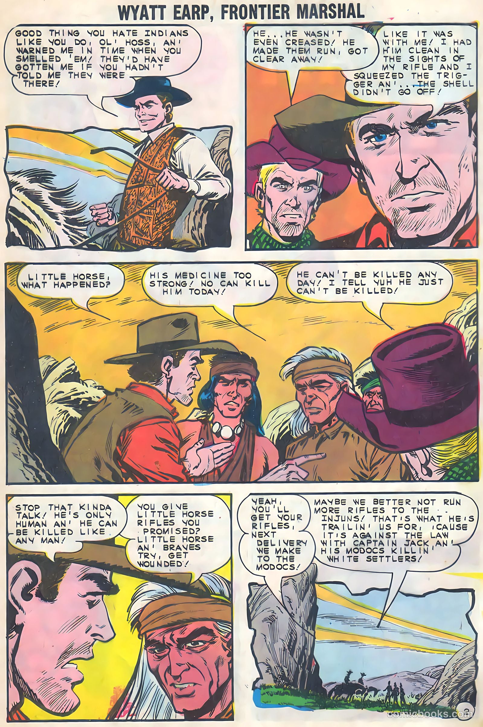 Wyatt Earp, Frontier Marshal #51 (1968, Charlton) — page 4 of 36