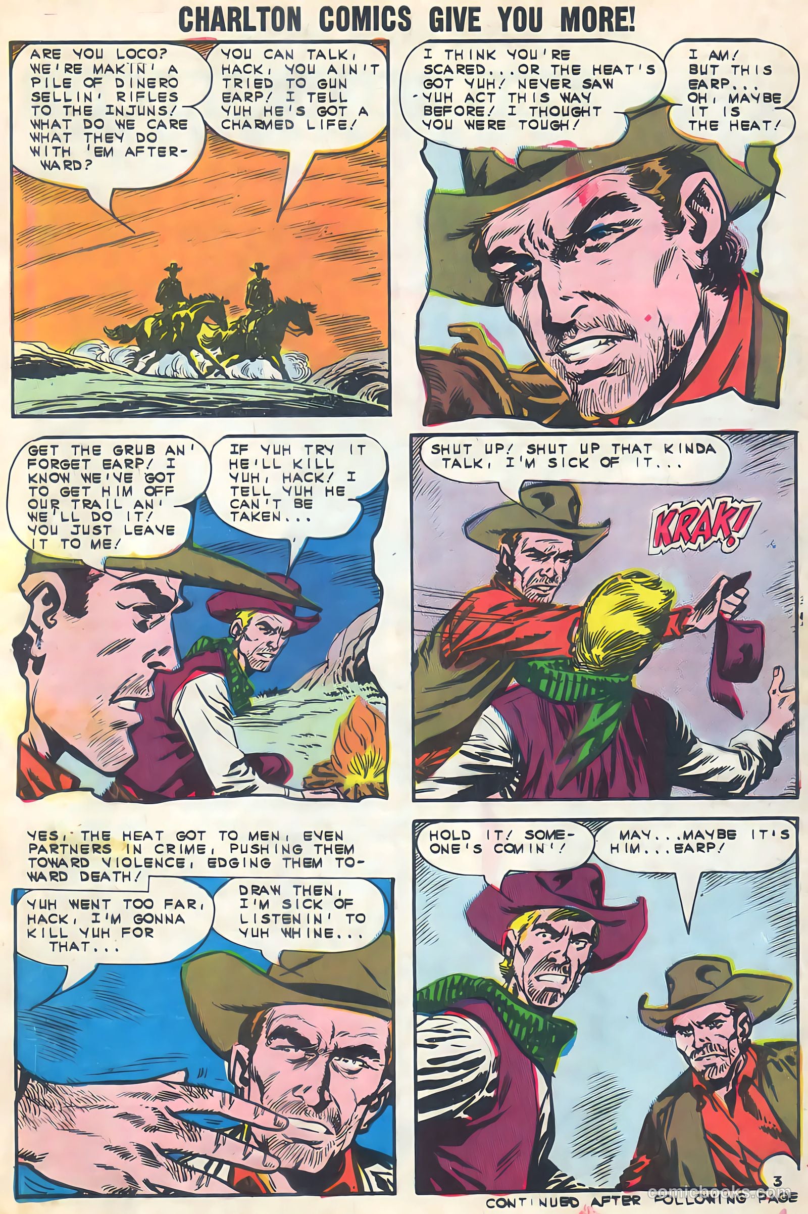 Wyatt Earp, Frontier Marshal #51 (1968, Charlton) — page 5 of 36