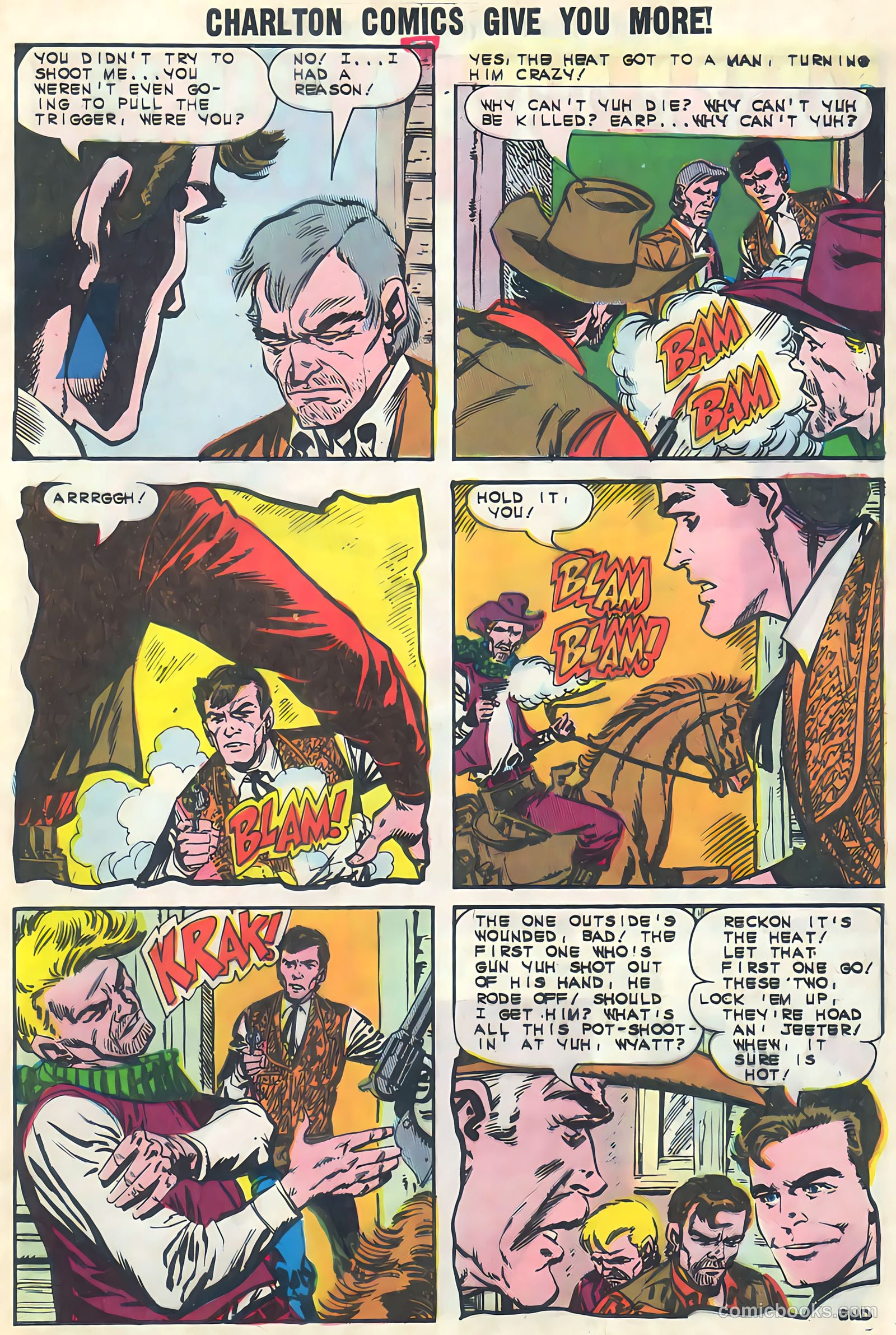 Wyatt Earp, Frontier Marshal #51 (1968, Charlton) — page 9 of 36