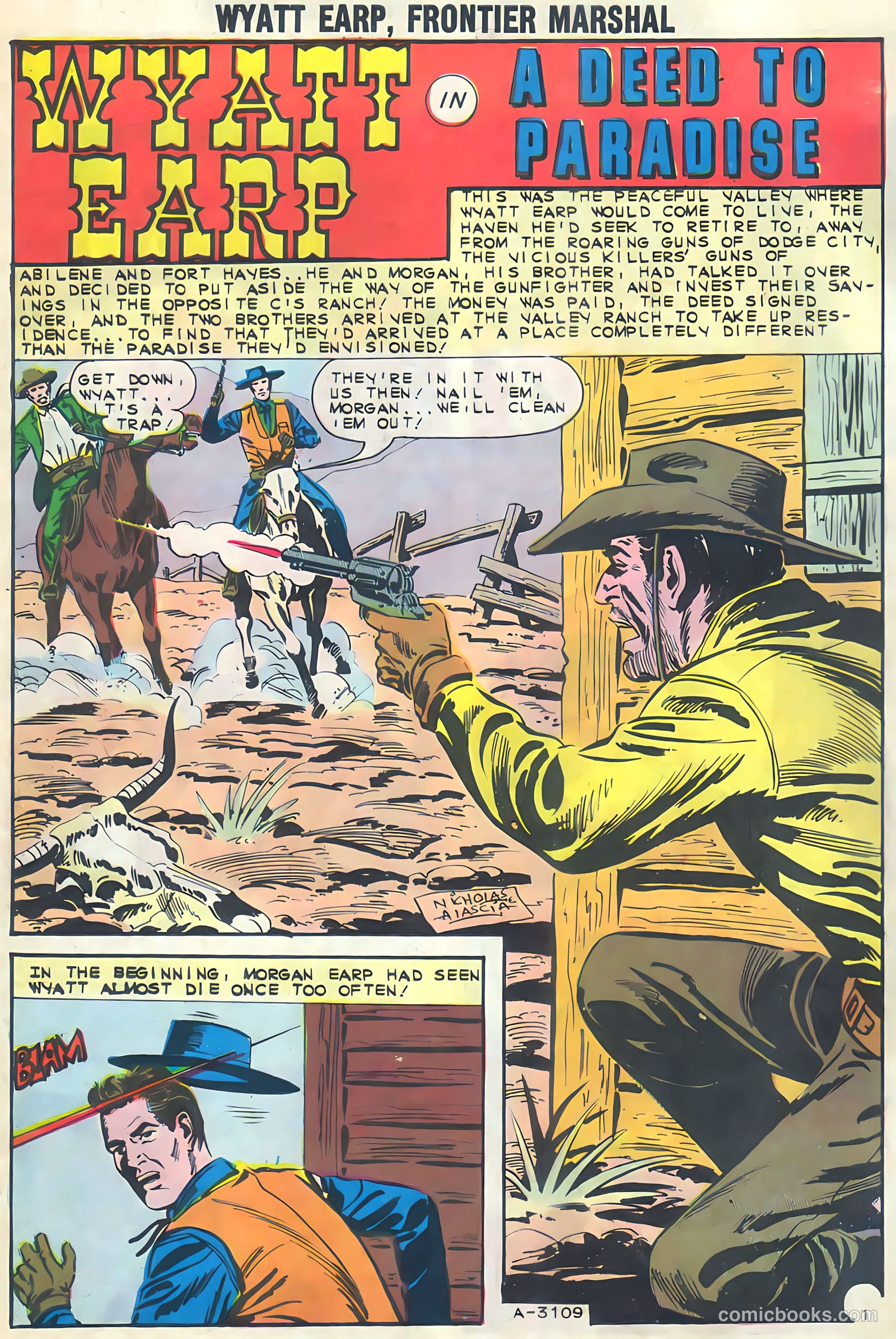 Wyatt Earp, Frontier Marshal #51 (1968, Charlton) — page 10 of 36