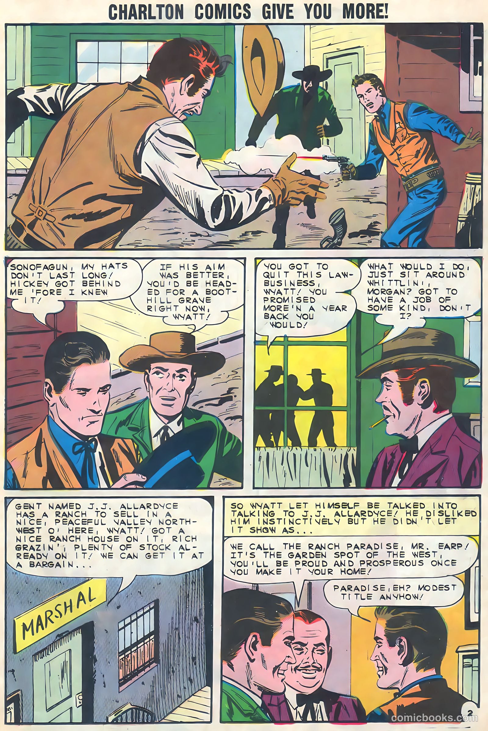 Wyatt Earp, Frontier Marshal #51 (1968, Charlton) — page 11 of 36